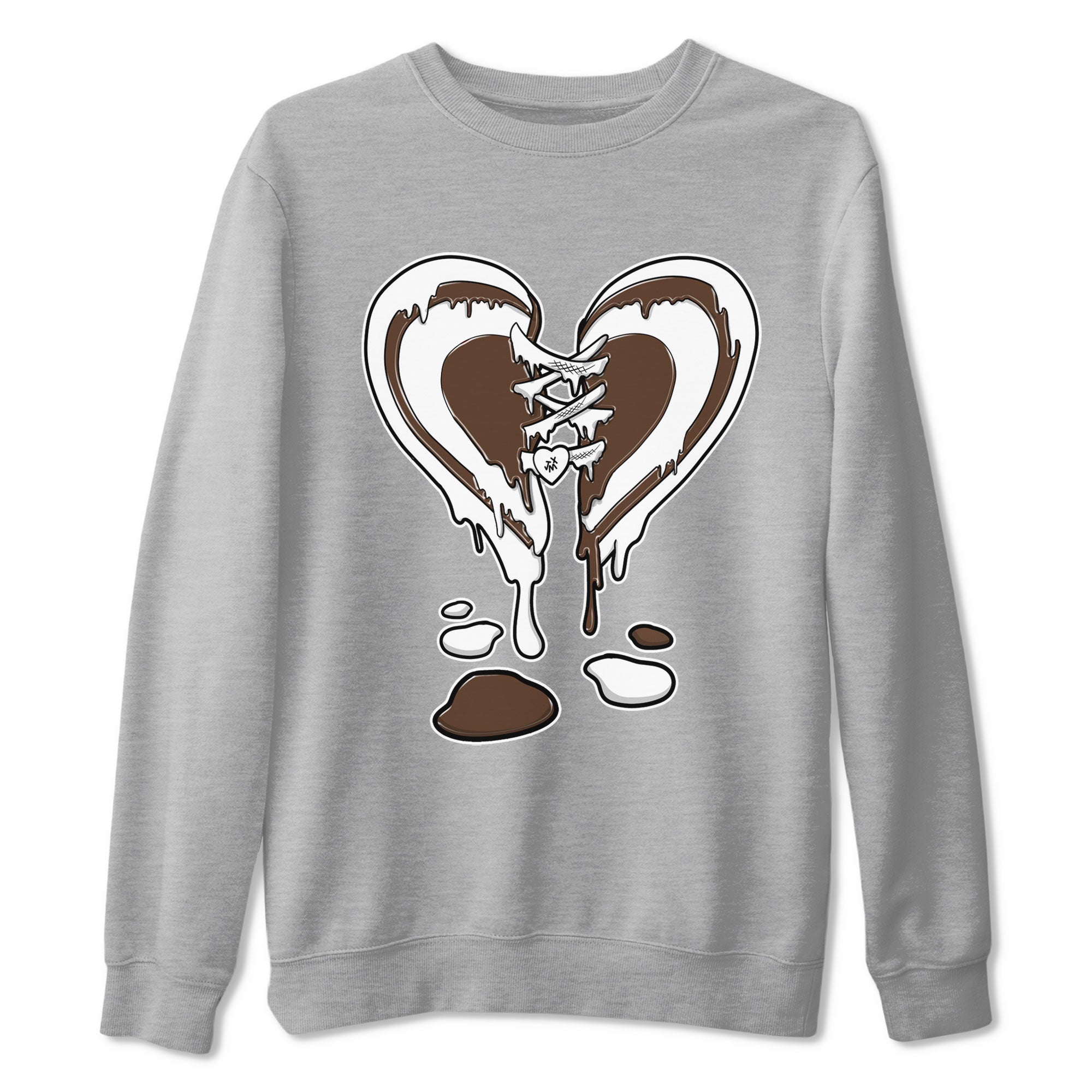 Melting Heart snkmatch Tee - Air Force 1 Chocolate