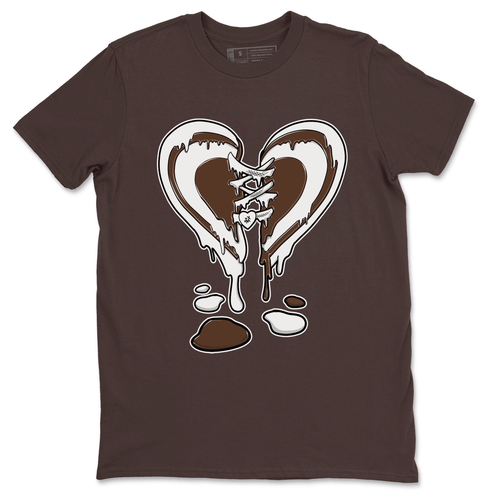 Melting Heart snkmatch Tee - Air Force 1 Chocolate