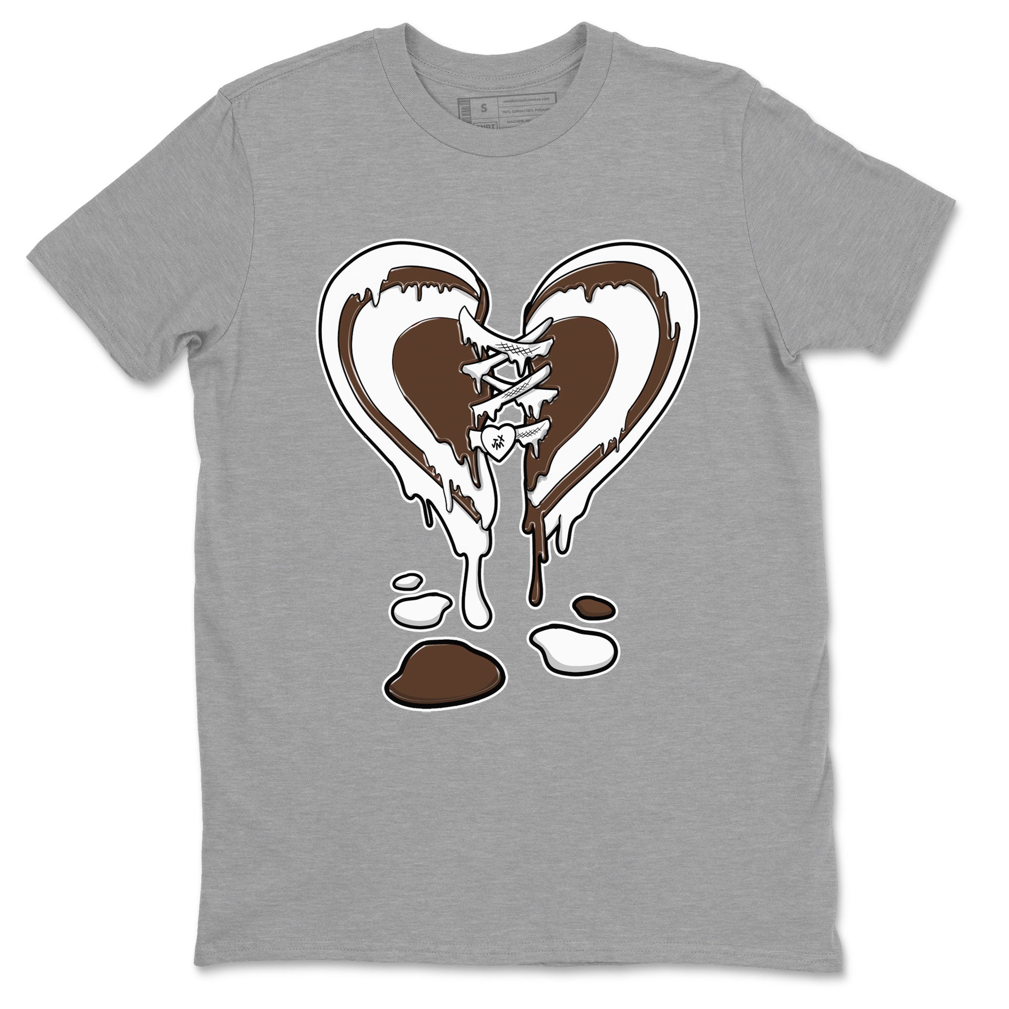 Melting Heart snkmatch Tee - Air Force 1 Chocolate