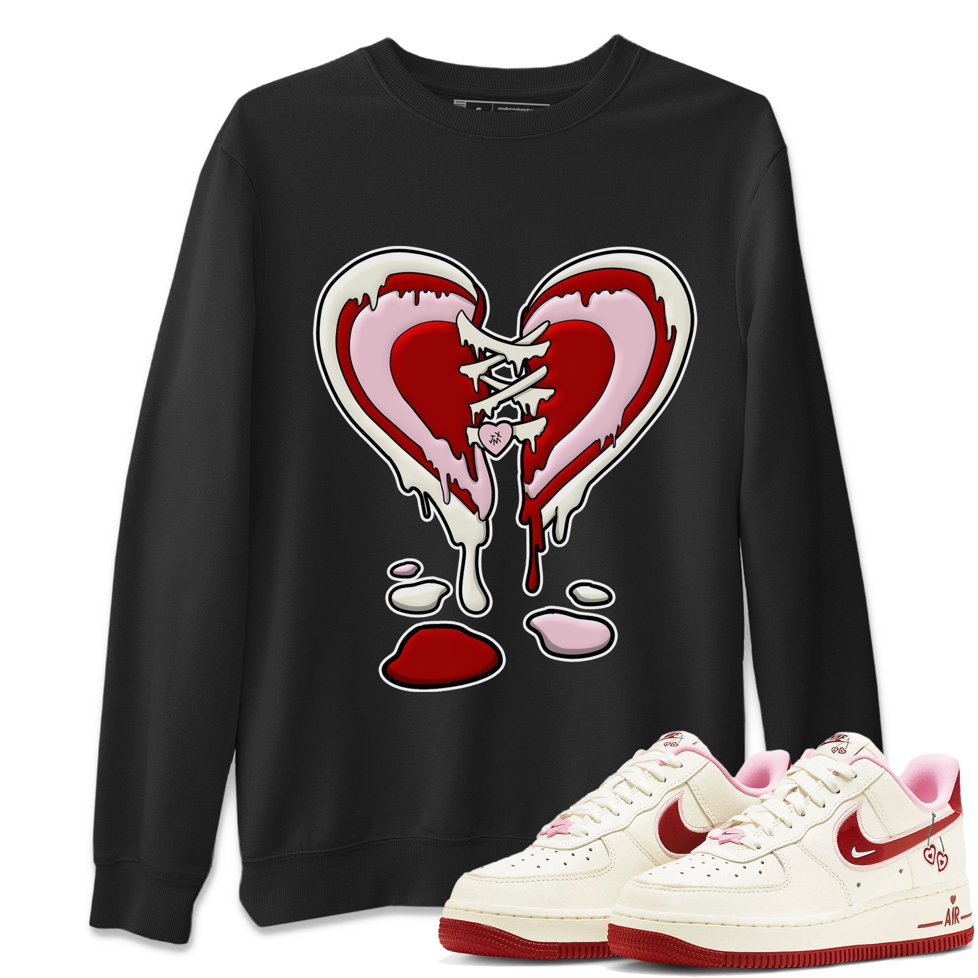Melting Heart Unisex Tops - Air Force 1 Valentines Day