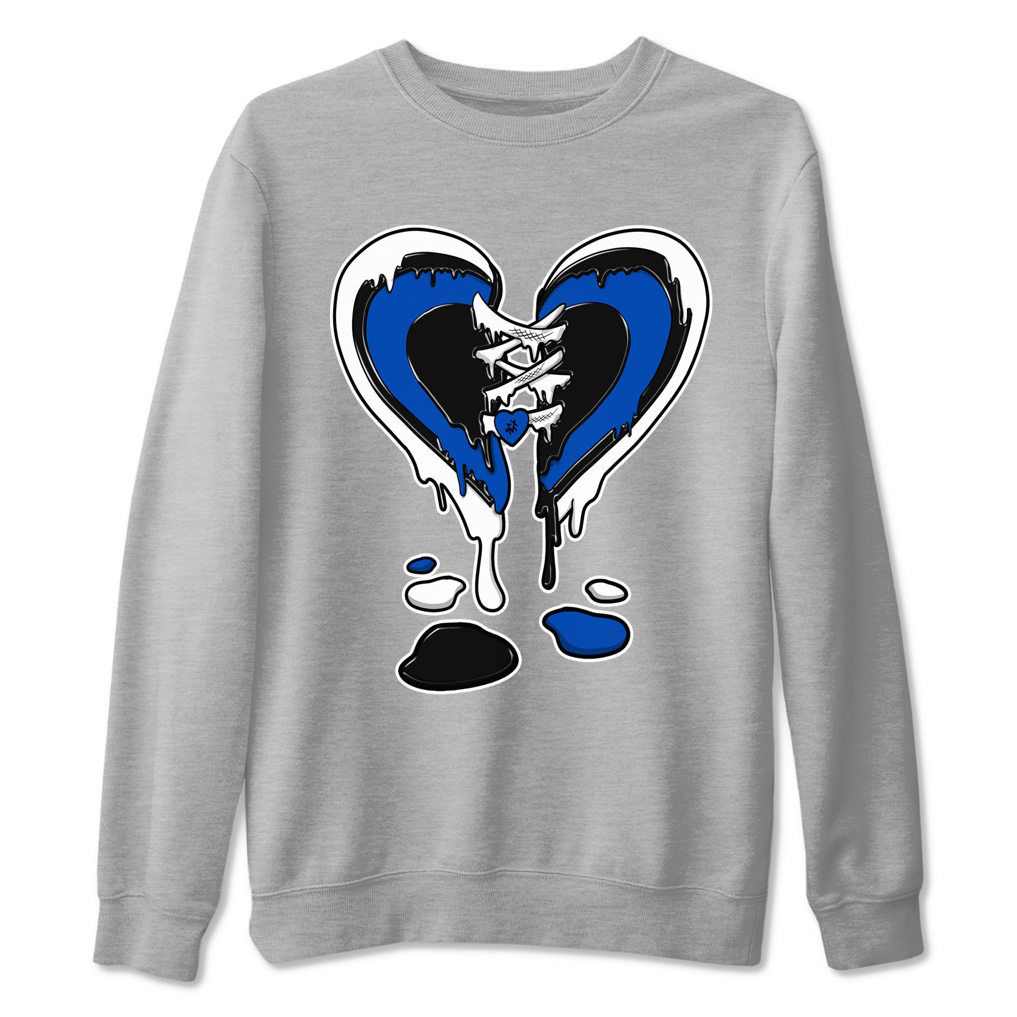 Melting Heart snkmatch Tees - Air Jordan 1 Game Royal