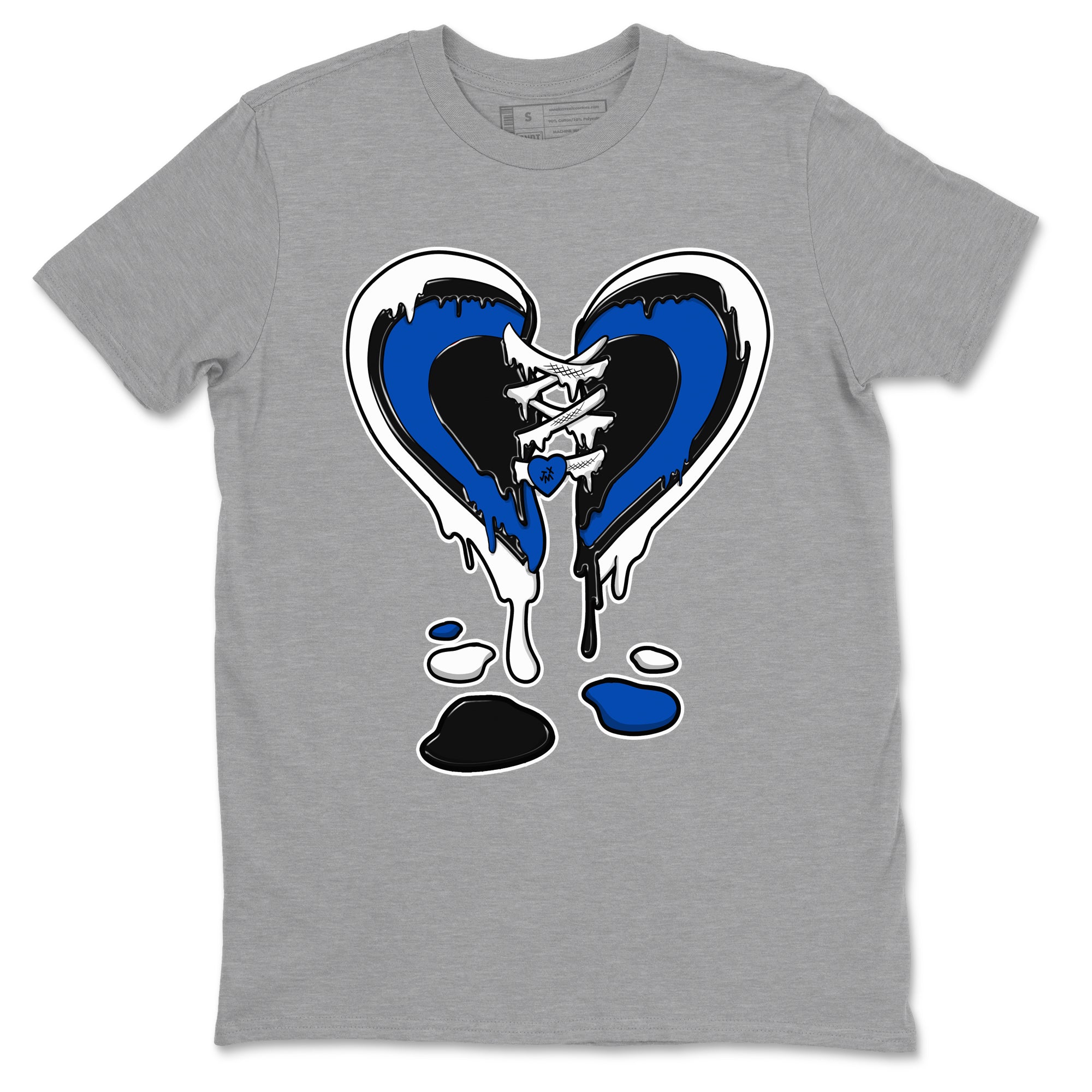 Melting Heart snkmatch Tees - Air Jordan 1 Game Royal