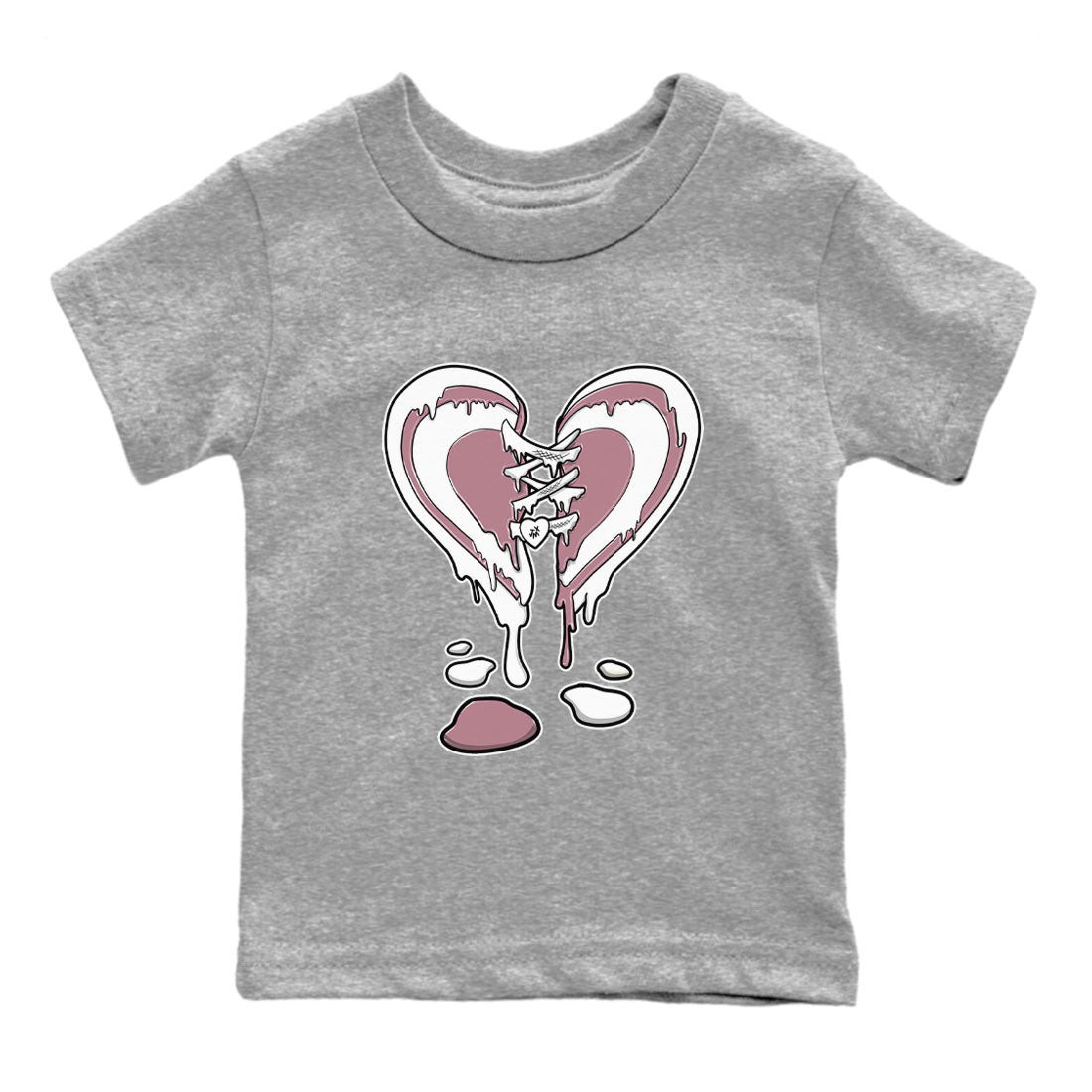 Melting Heart snkmatch Tee Kids - Air Jordan 1 Mauve