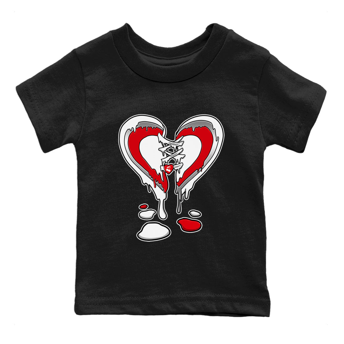 Melting Heart Kids Tops - Air Jordan 12 Cherry