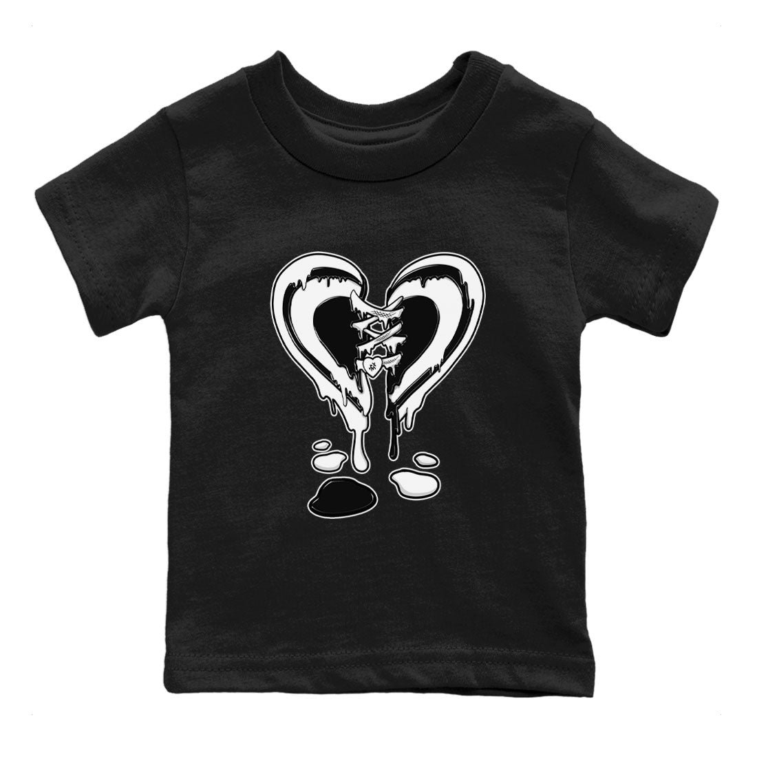 Melting Heart snkmatch Tees Kids - Air Jordan 14 Panda