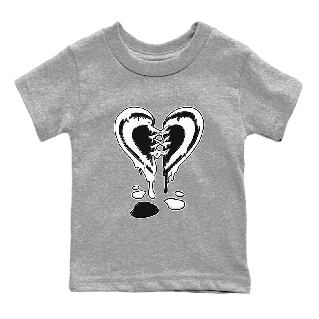 Melting Heart snkmatch Tees Kids - Air Jordan 14 Panda