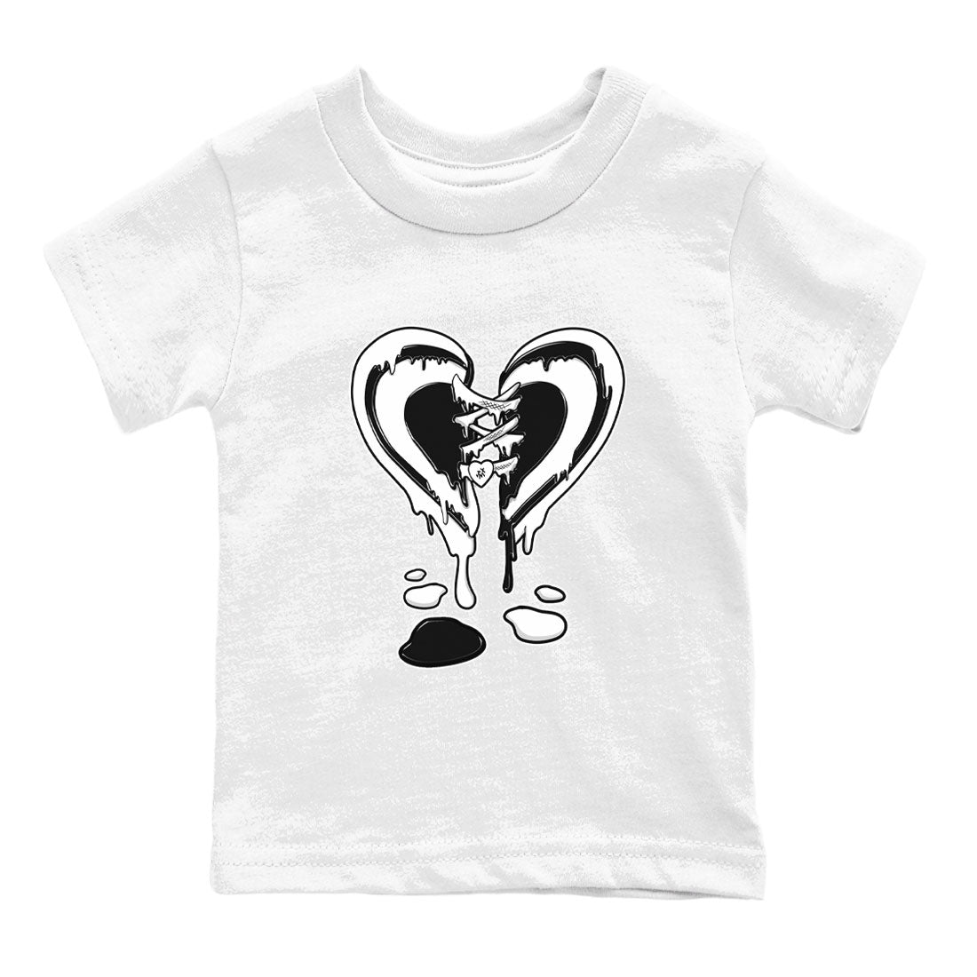 Melting Heart snkmatch Tees Kids - Air Jordan 14 Panda