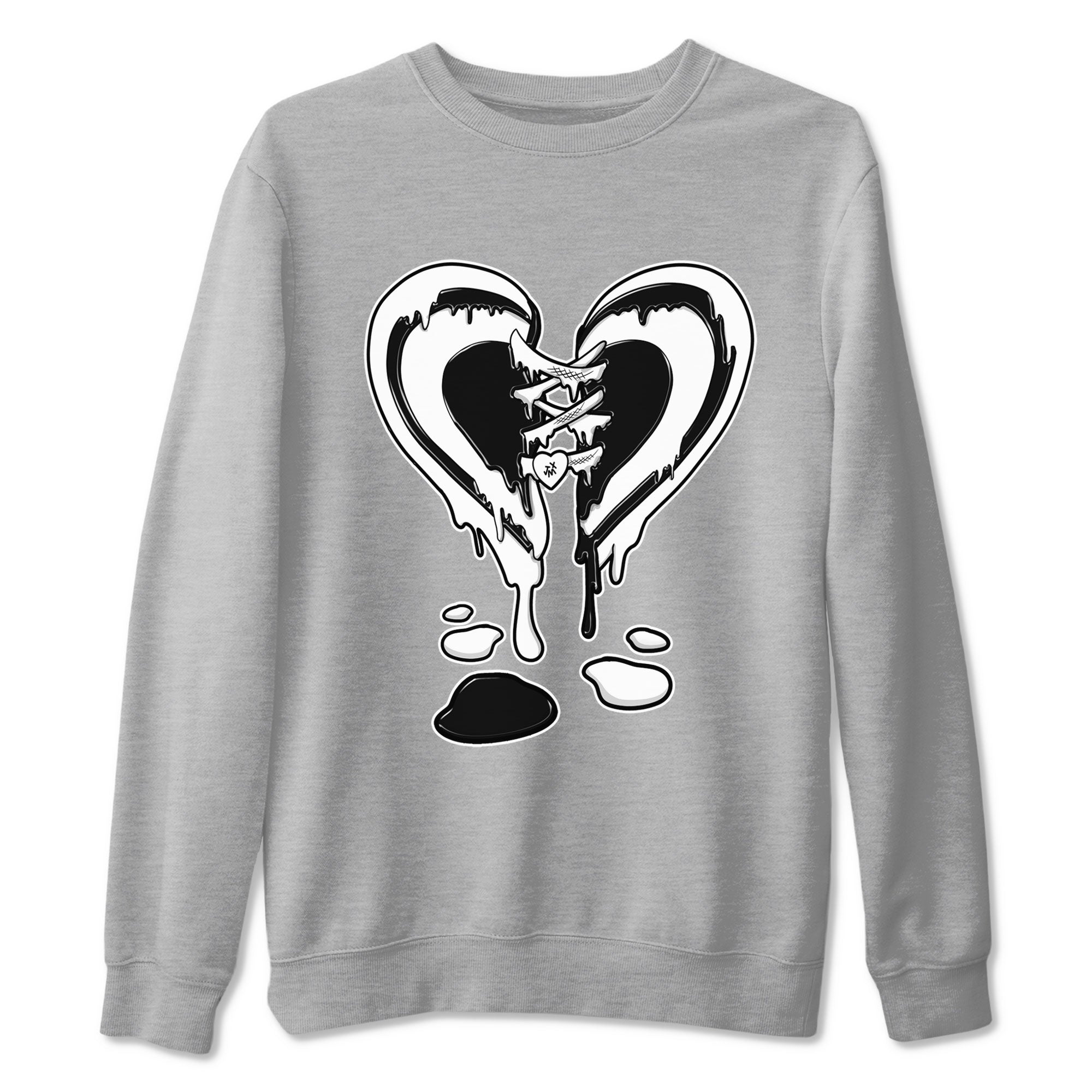 Melting Heart snkmatch Tees - Air Jordan 14 Panda