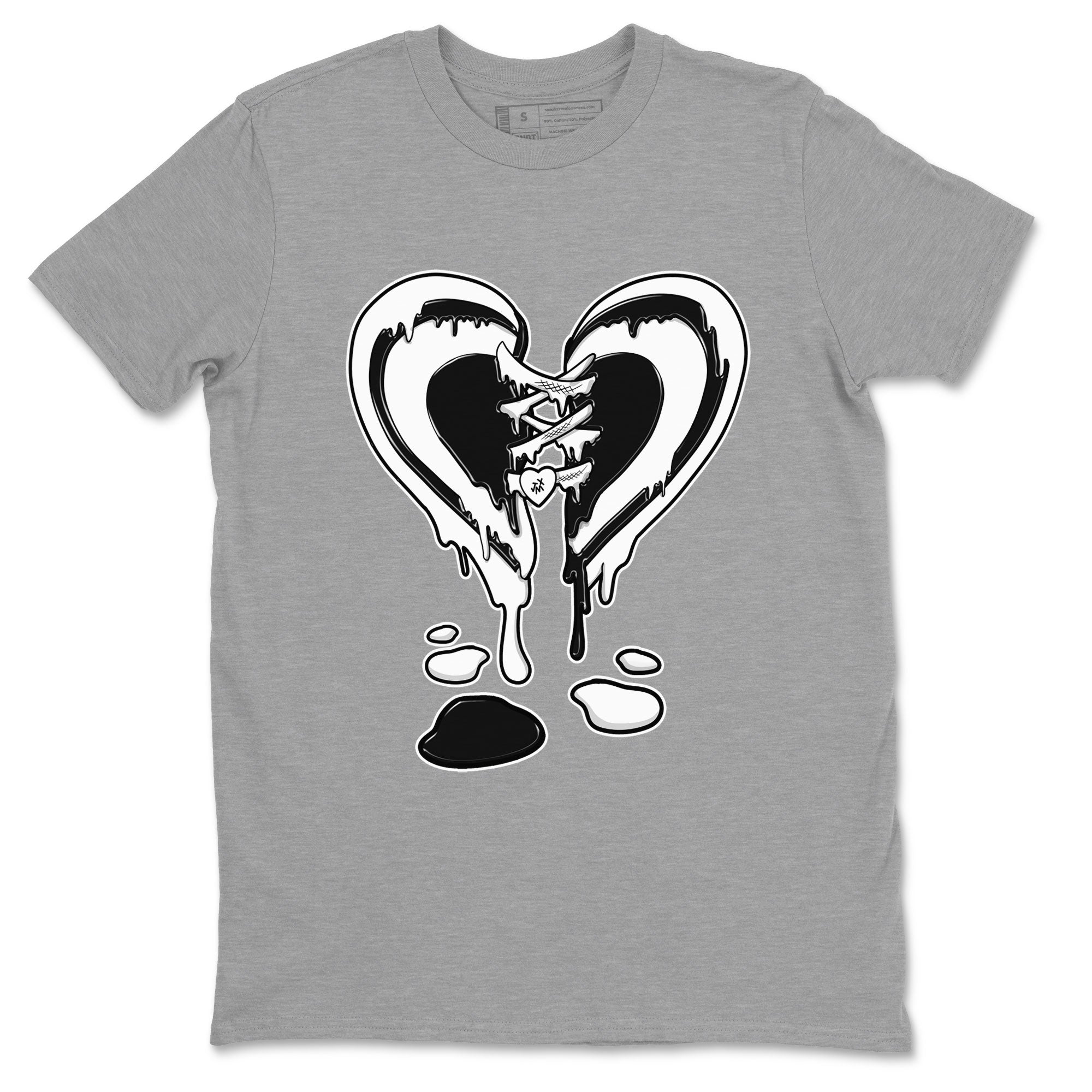 Melting Heart snkmatch Tees - Air Jordan 14 Panda
