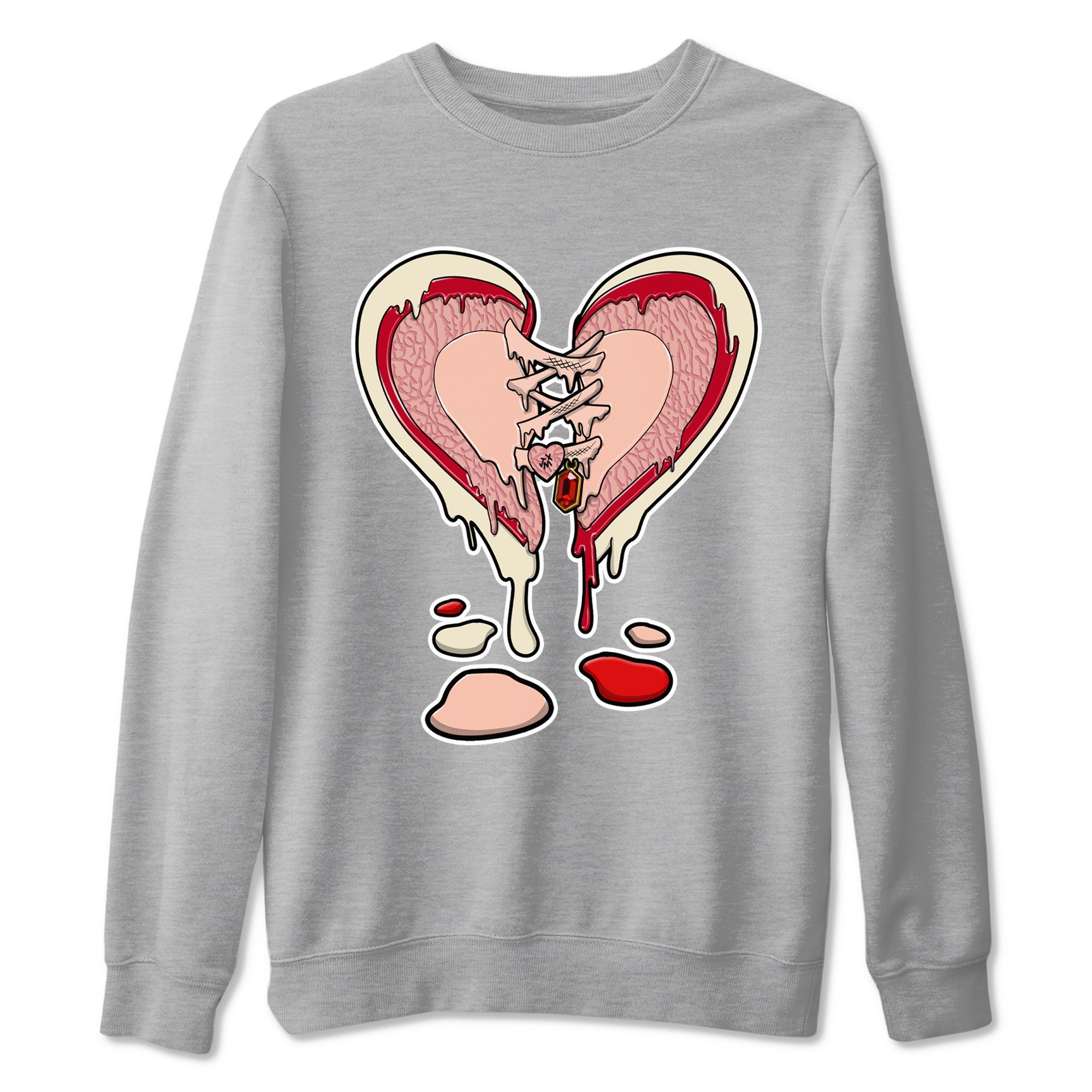 Melting Heart snkmatch Tees - Air Jordan 3 Valentines Day