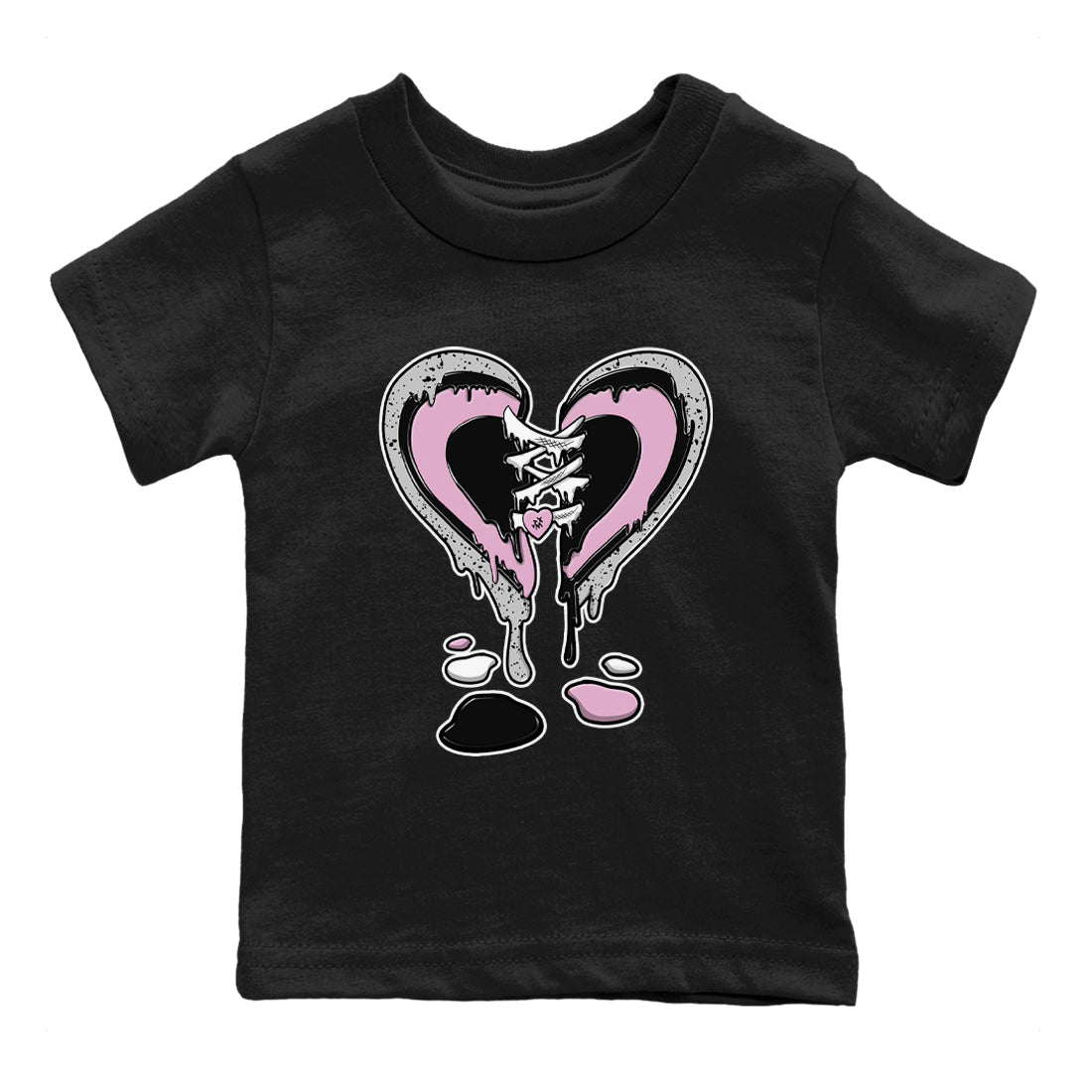 Melting Heart snkmatch Tees Kids - Air Jordan 4 Orchid