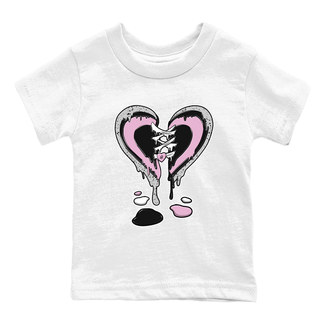 Melting Heart snkmatch Tees Kids - Air Jordan 4 Orchid