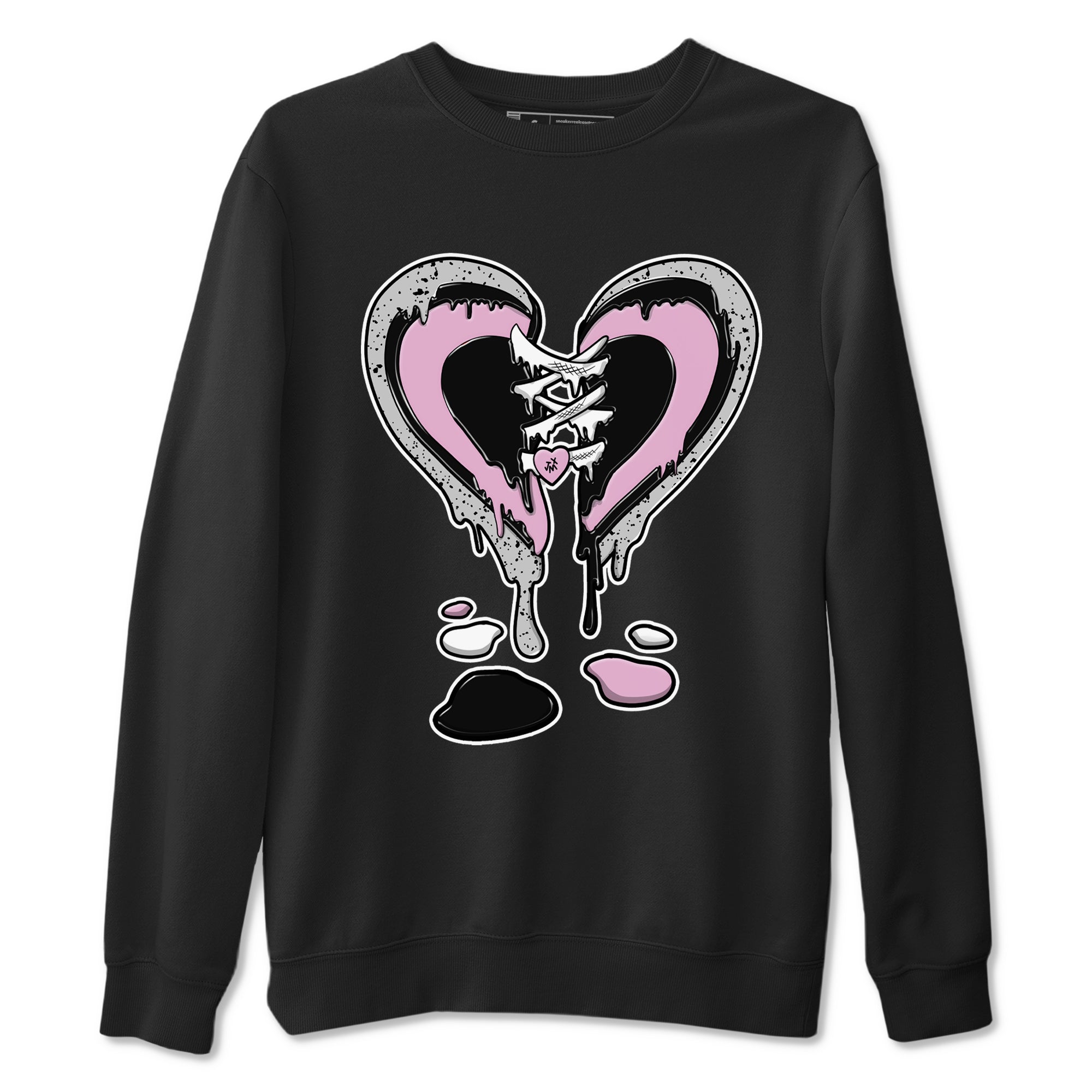 Melting Heart snkmatch Tees - Air Jordan 4 Orchid