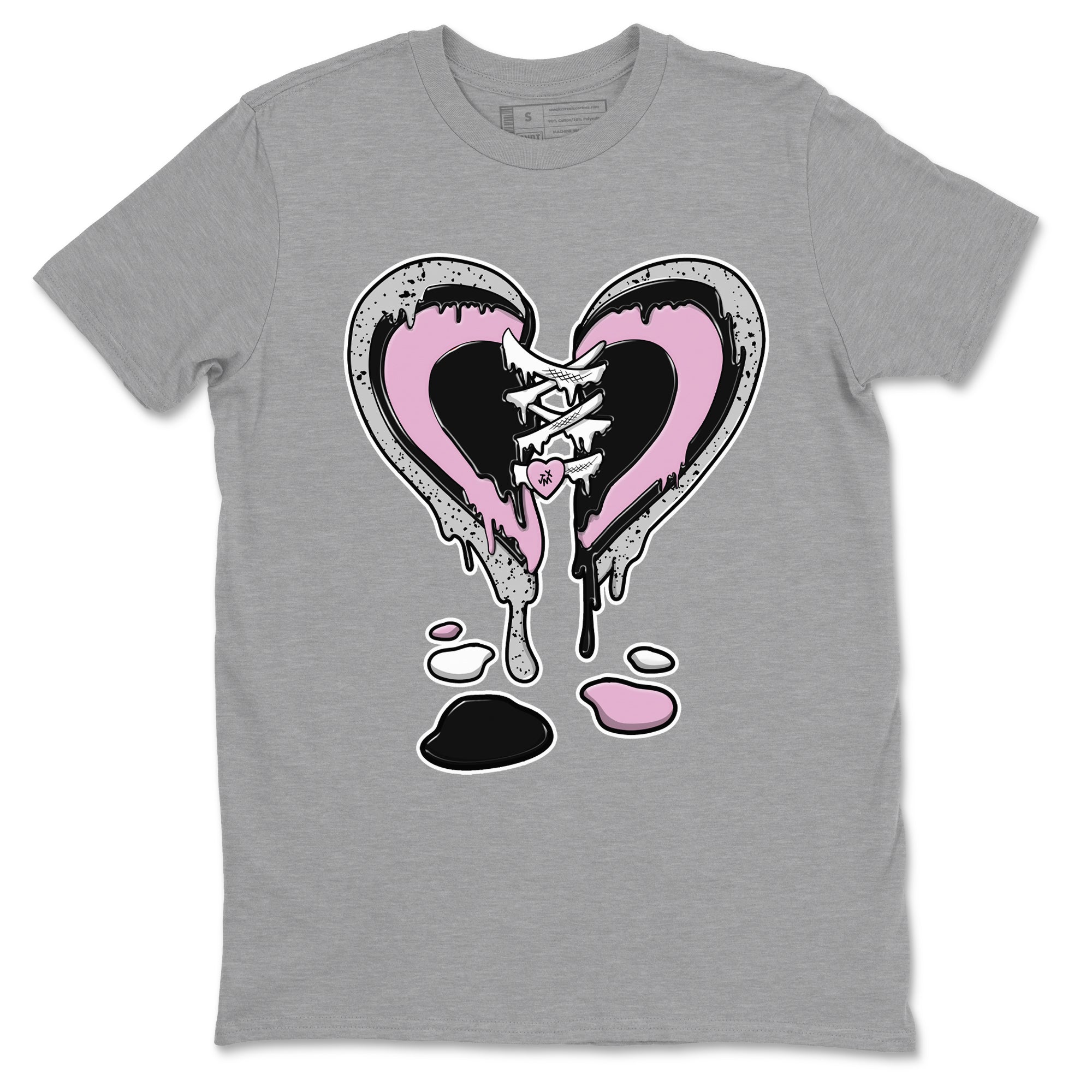 Melting Heart snkmatch Tees - Air Jordan 4 Orchid