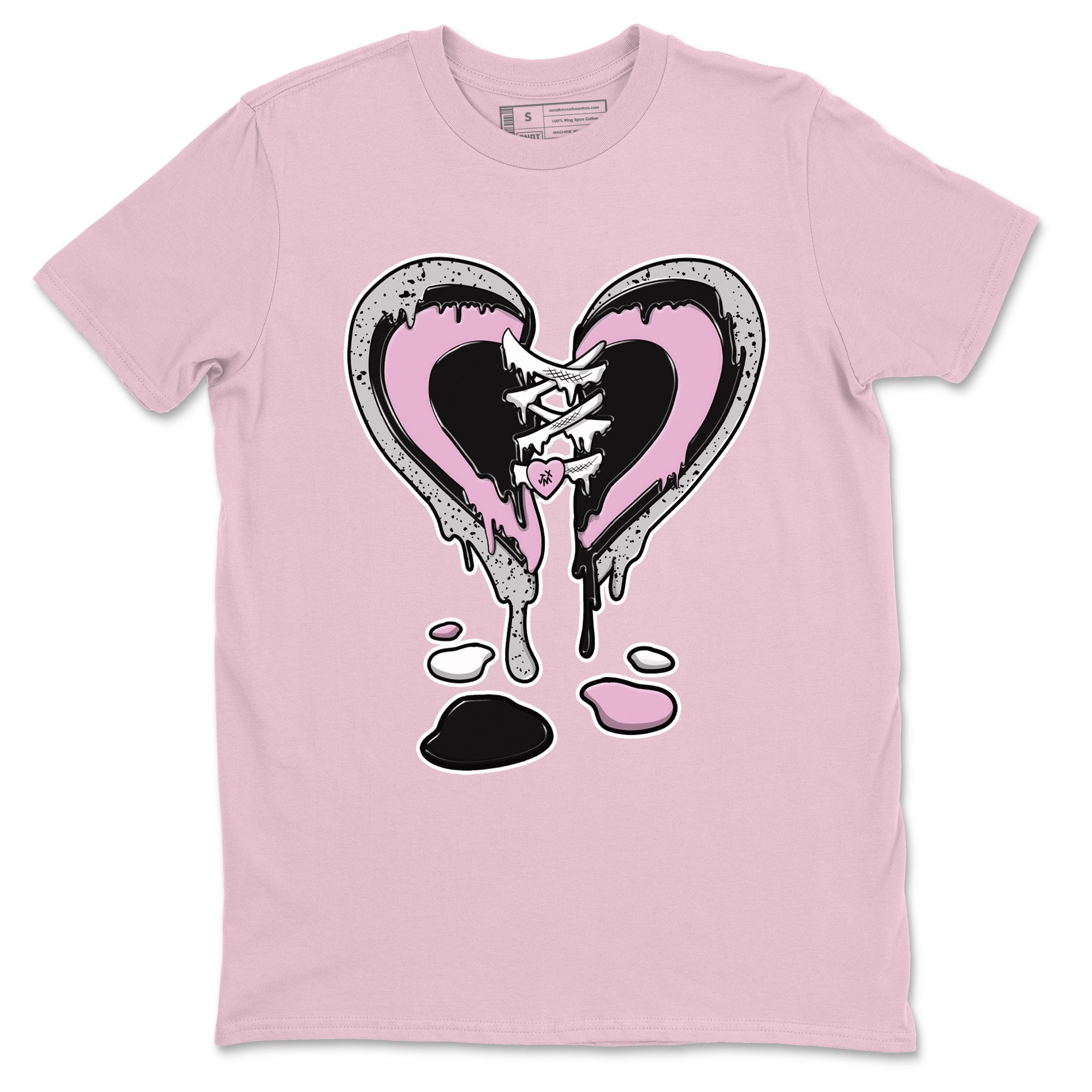 Melting Heart snkmatch Tees - Air Jordan 4 Orchid