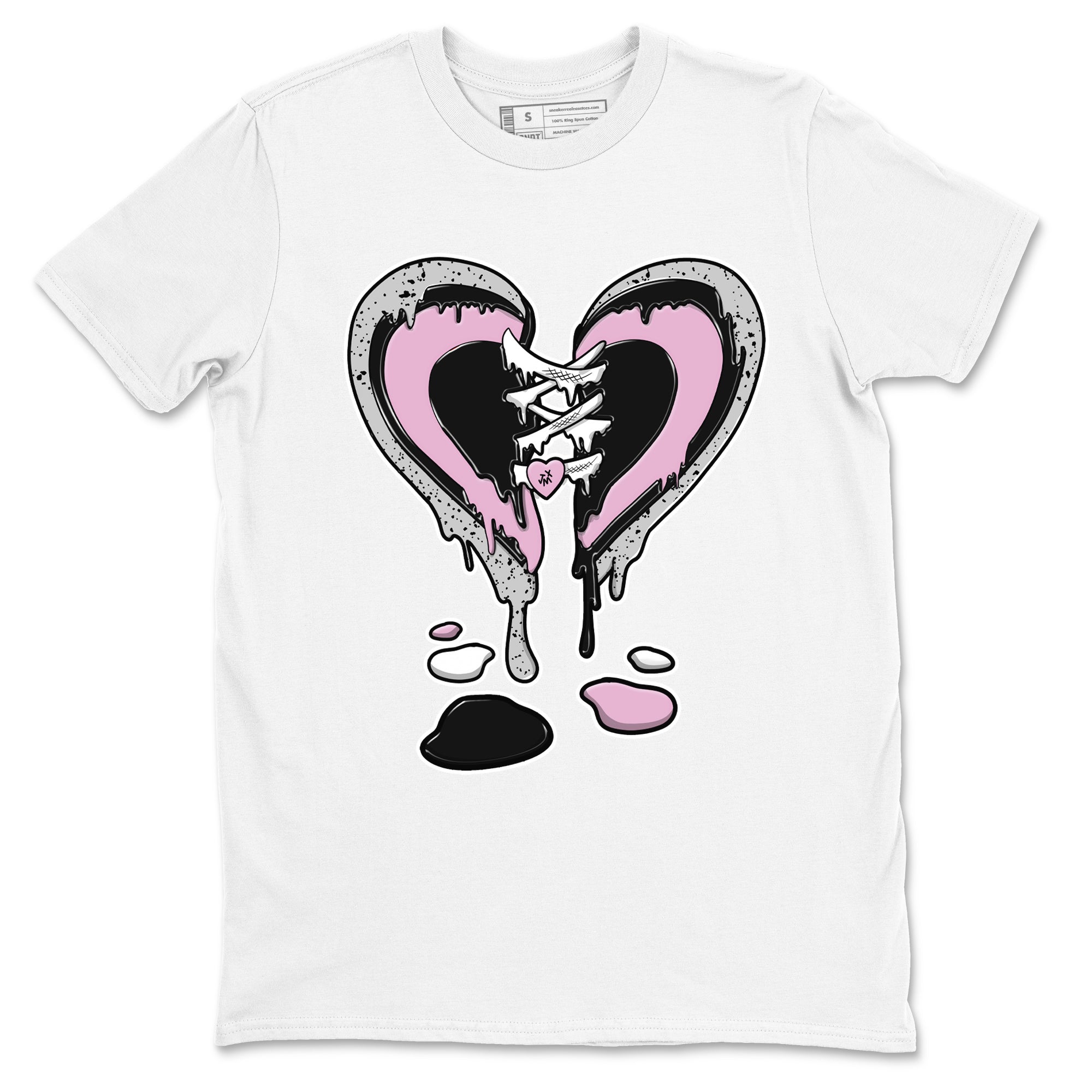 Melting Heart snkmatch Tees - Air Jordan 4 Orchid