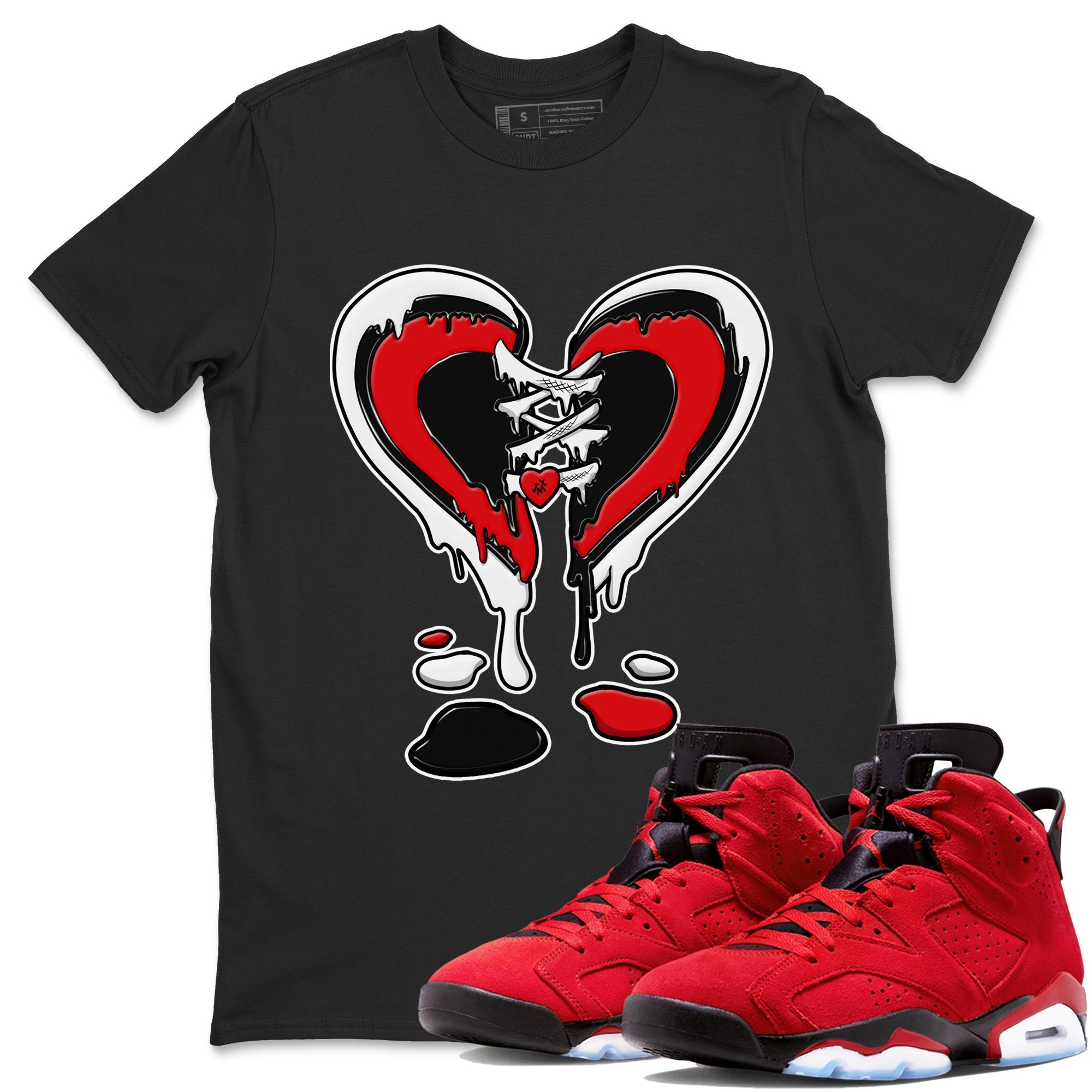 Melting Heart Unisex Tops - Air Jordan 6 Toro Bravo
