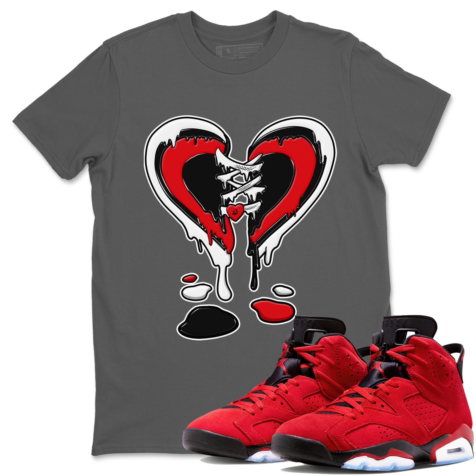 Melting Heart Unisex Tops - Air Jordan 6 Toro Bravo