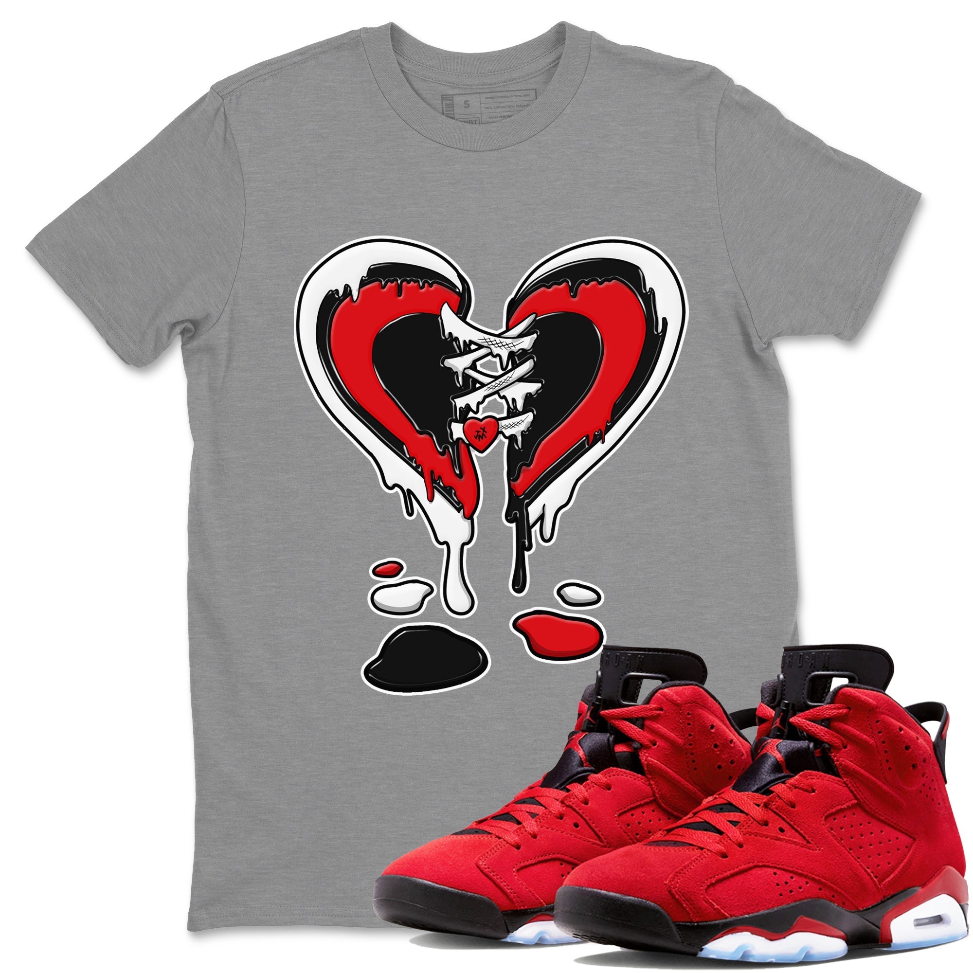 Melting Heart Unisex Tops - Air Jordan 6 Toro Bravo