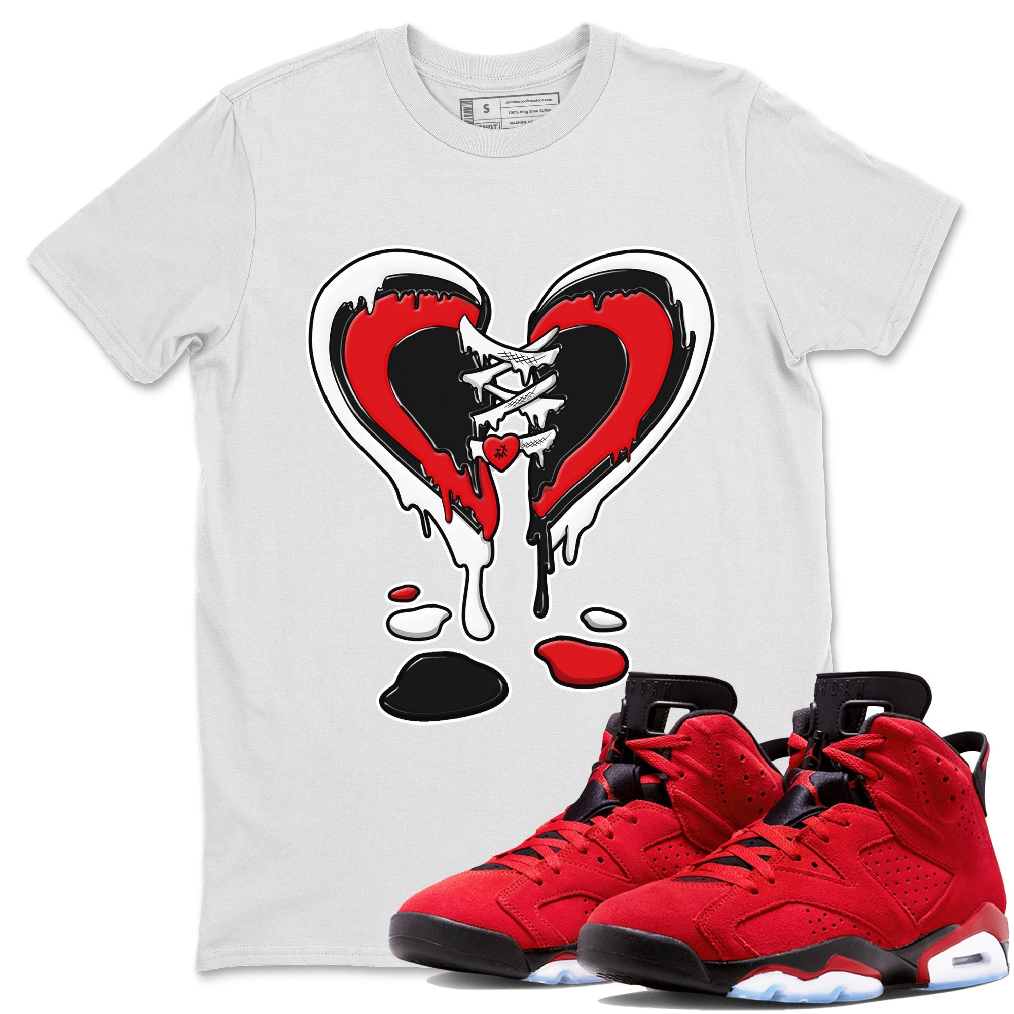 Melting Heart Unisex Tops - Air Jordan 6 Toro Bravo