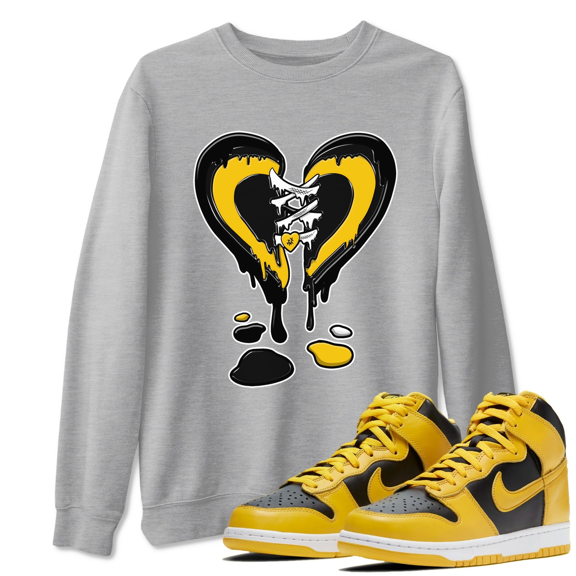 Melting Heart snkmatch Tees - Dunk High Pollen