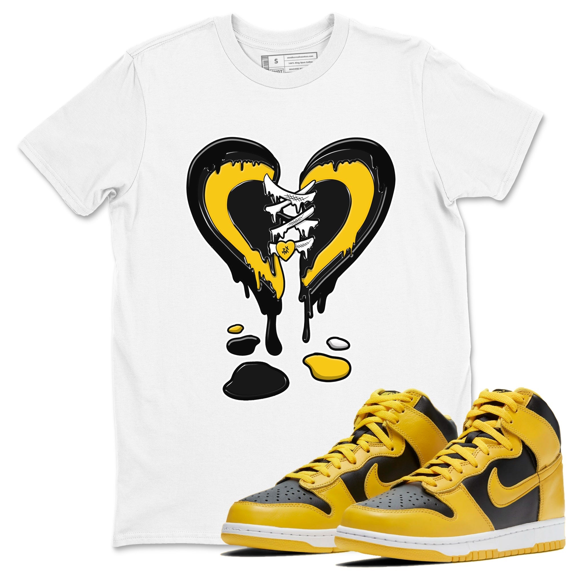 Melting Heart snkmatch Tees - Dunk High Pollen