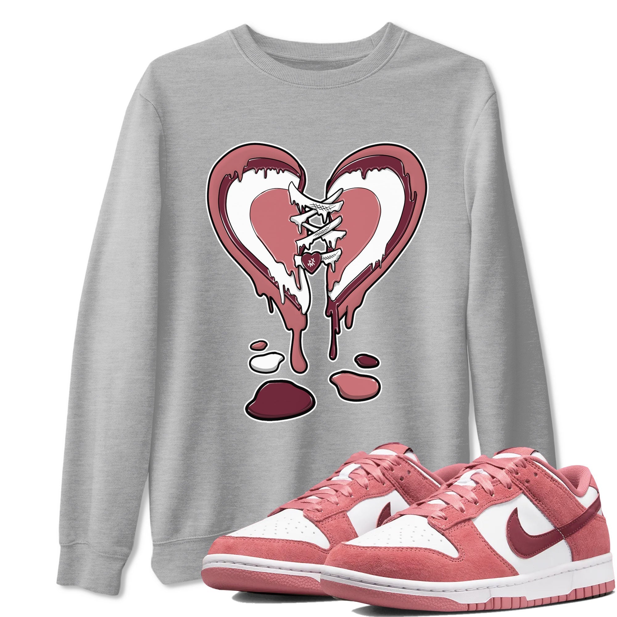 Melting Heart snkmatch Tee - Dunk Valentines Day 2024