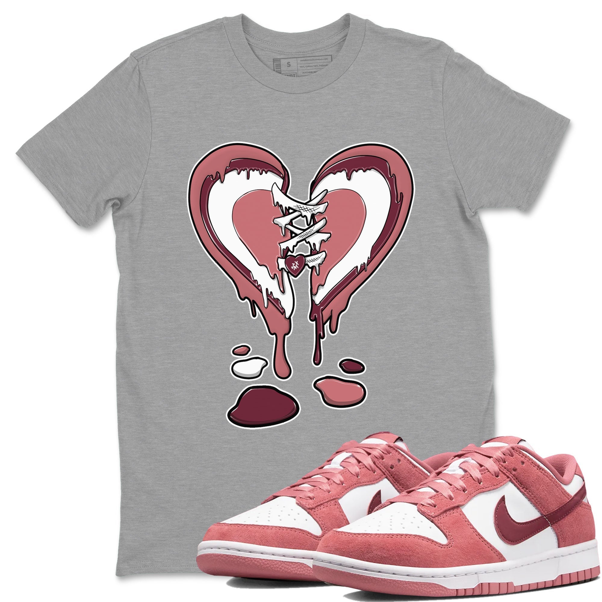 Melting Heart snkmatch Tee - Dunk Valentines Day 2024