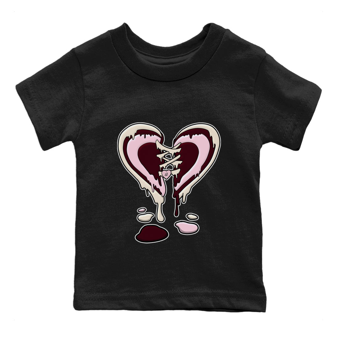 Melting Heart Kids Tops - Dunk Valentines Day