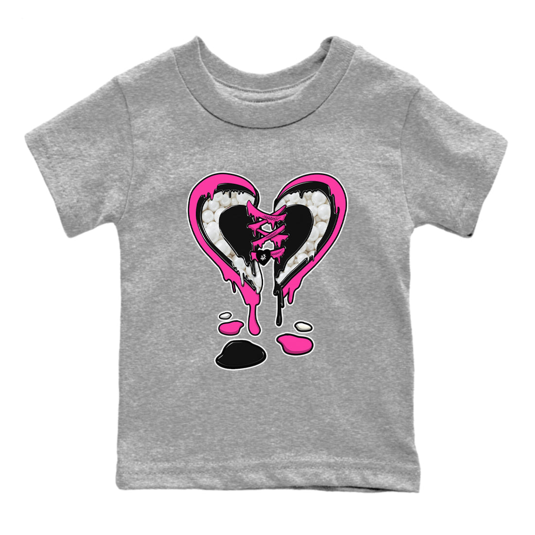 Melting Heart snkmatch Tees Kids - Nike KD 4 Aunt Pearl