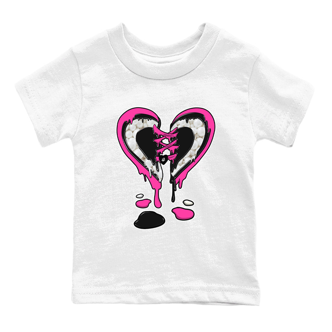 Melting Heart snkmatch Tees Kids - Nike KD 4 Aunt Pearl