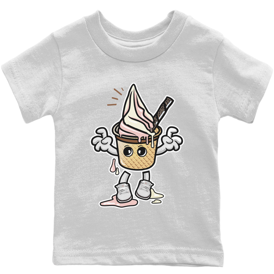 Melting Ice Cream Kids Tops - Air Jordan 3 Atmosphere