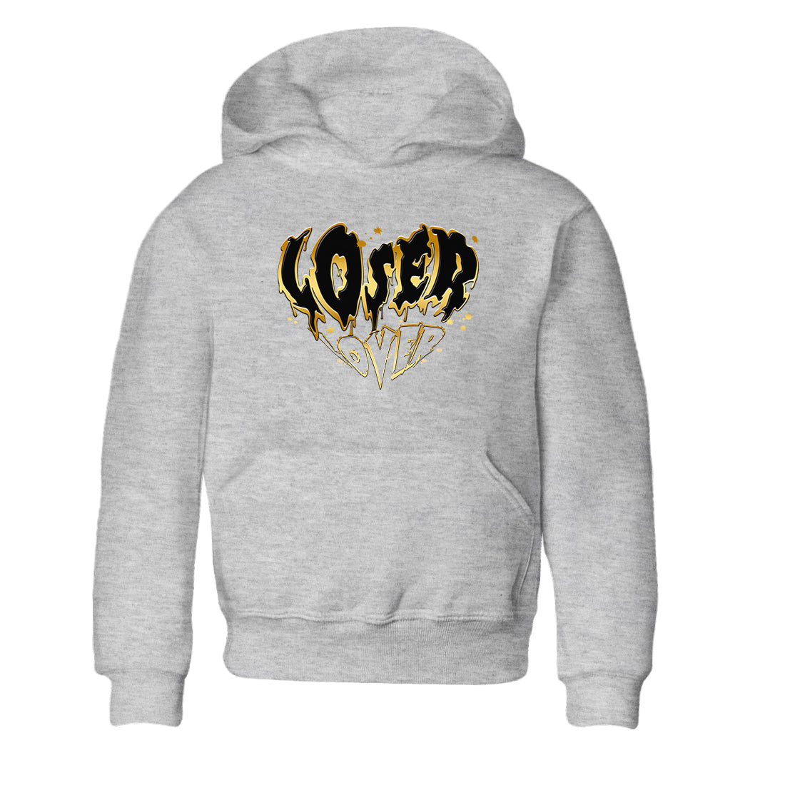 Melting Loser Lover snkmatch Tees Kids - Air Jordan 1 Black Metallic Gold