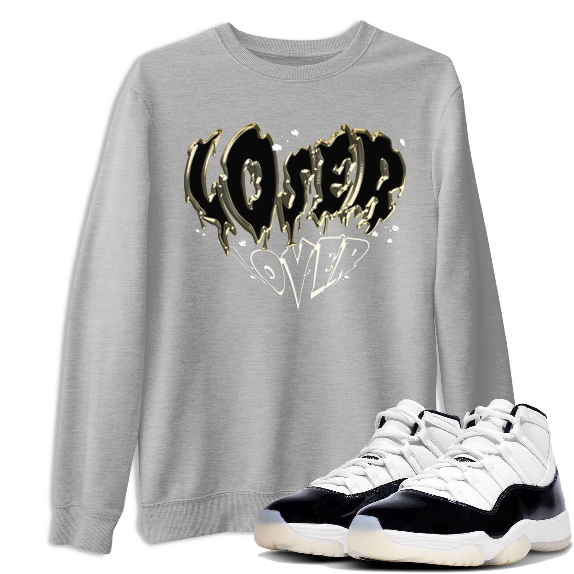 Melting Loser Lover snkmatch Tees - Air Jordan 11 Gratitude