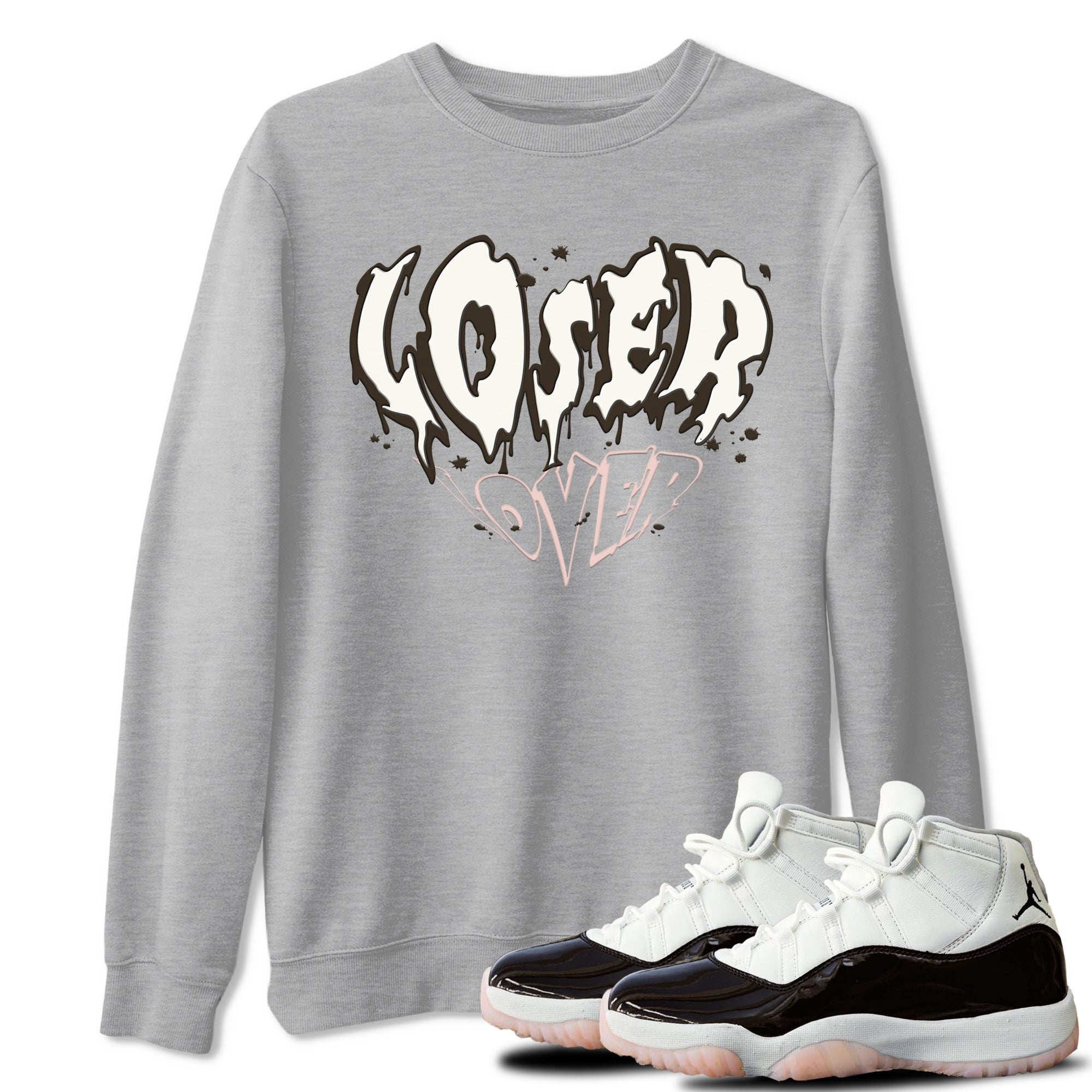 Melting Loser Lover snkmatch Tee - Air Jordan 11 Neapolitan