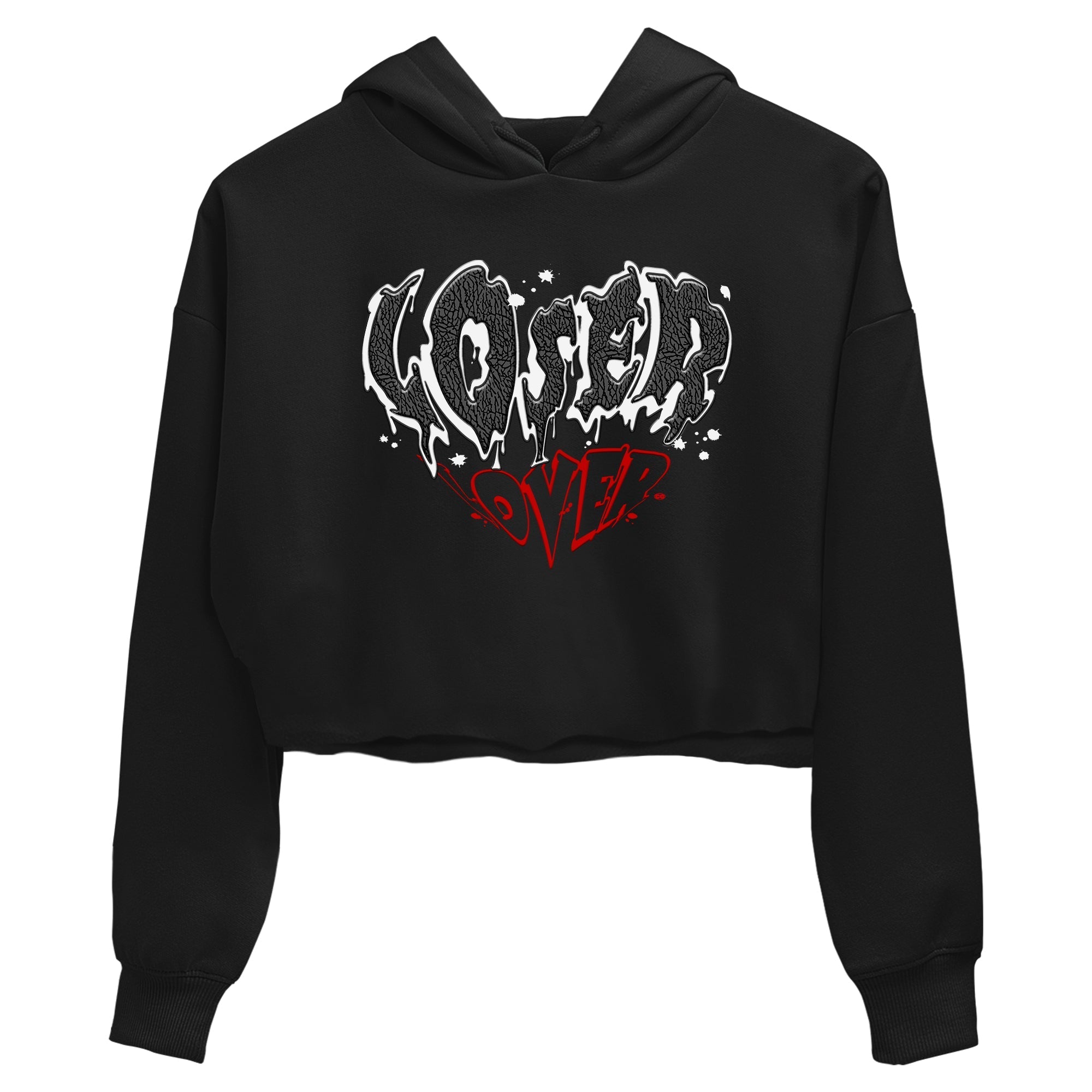 Melting Loser Lover snkmatch Women's Top - Air Jordan 3 Cement Grey