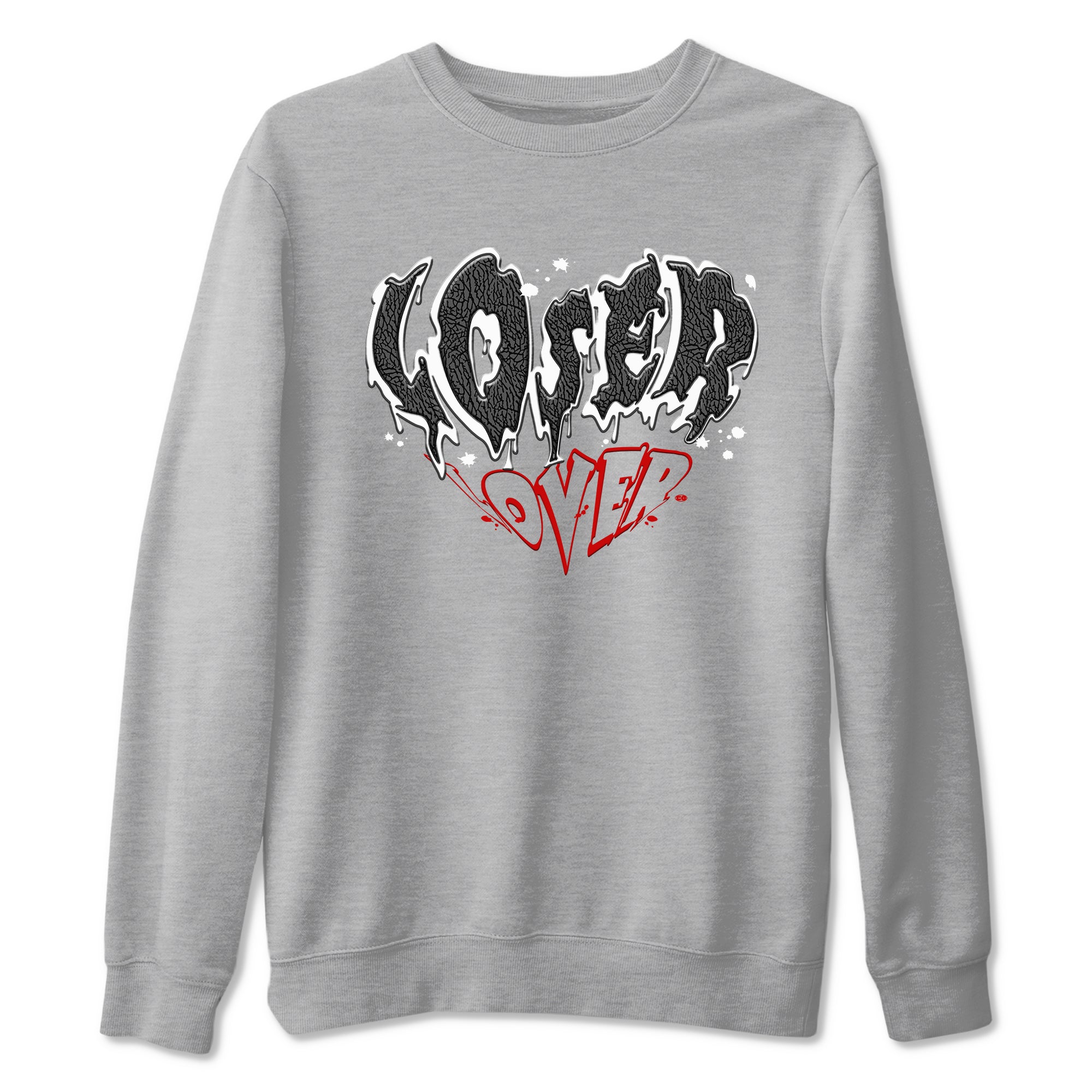 Melting Loser Lover snkmatch Tees - Air Jordan 3 Cement Grey