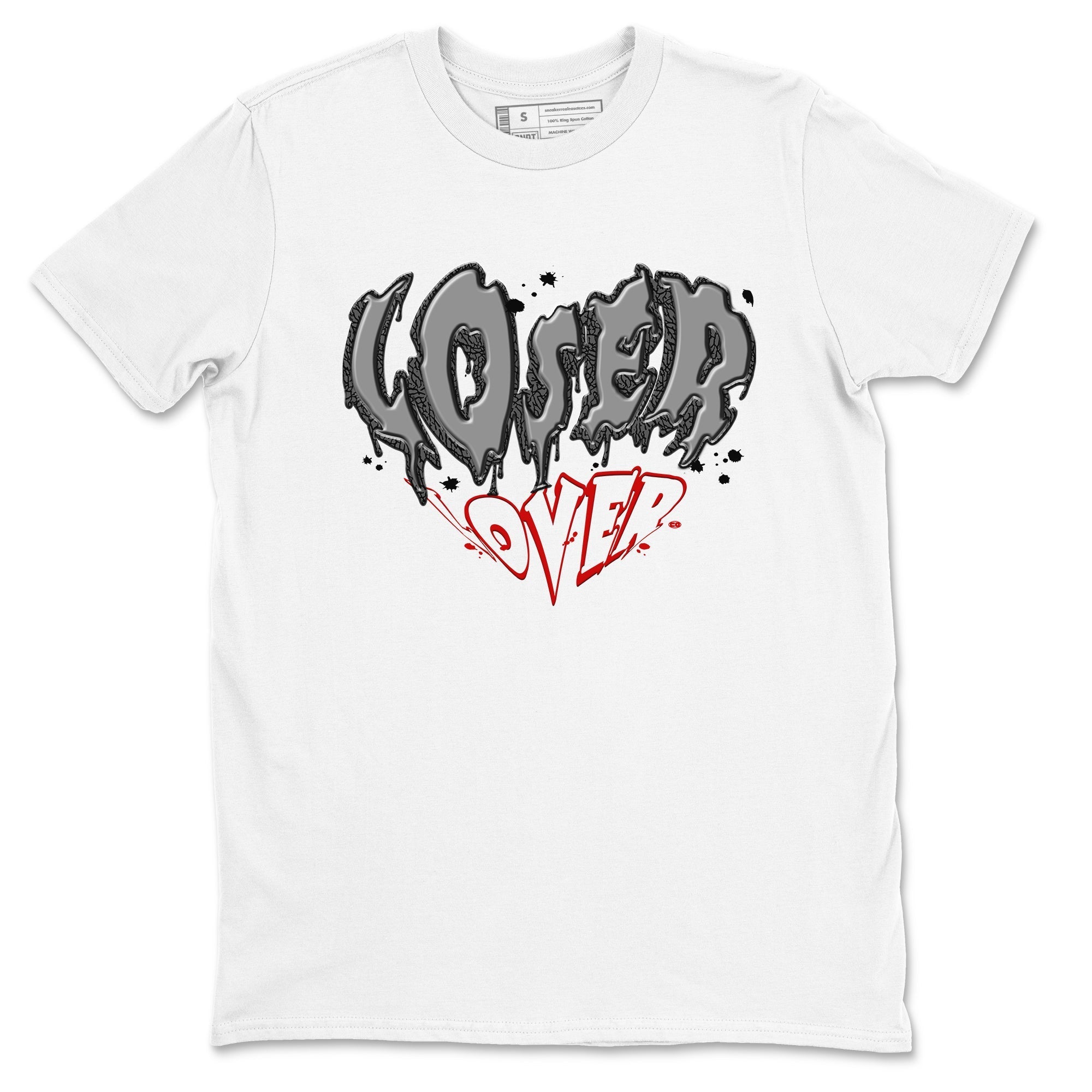 Melting Loser Lover snkmatch Tees - Air Jordan 3 Cement Grey
