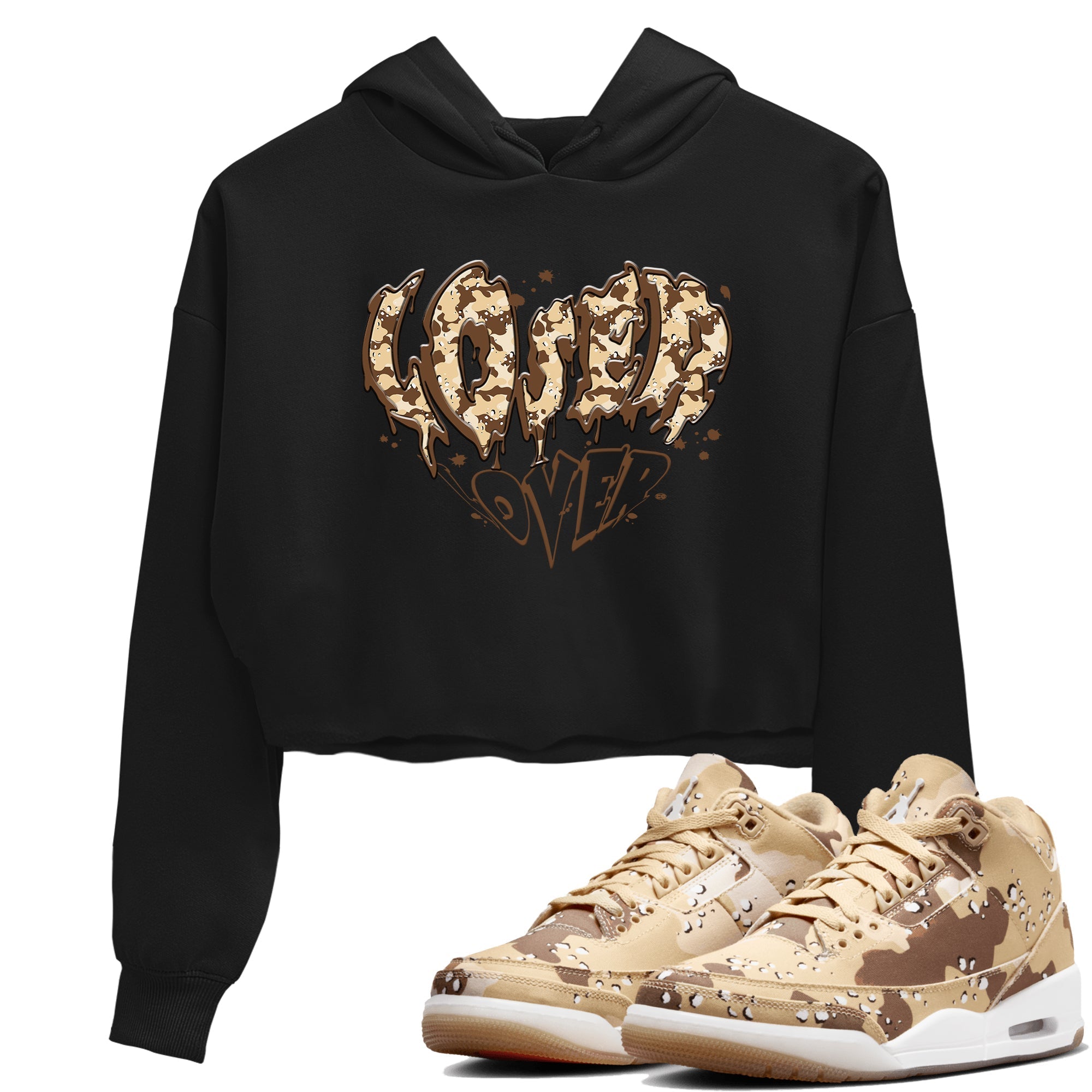 Melting Loser Lover snkmatch Women's Top - Air Jordan 3 Desert Camo