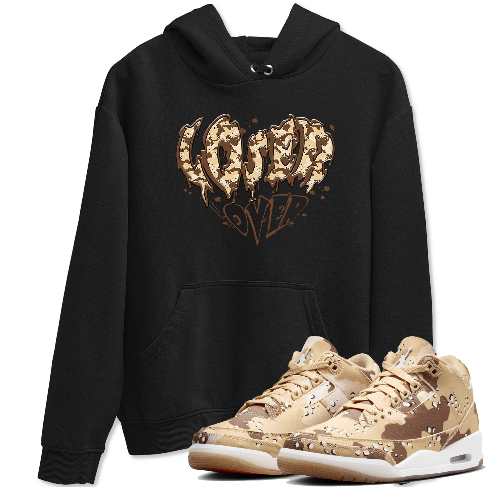 Melting Loser Lover snkmatch Tees - Air Jordan 3 Desert Camo