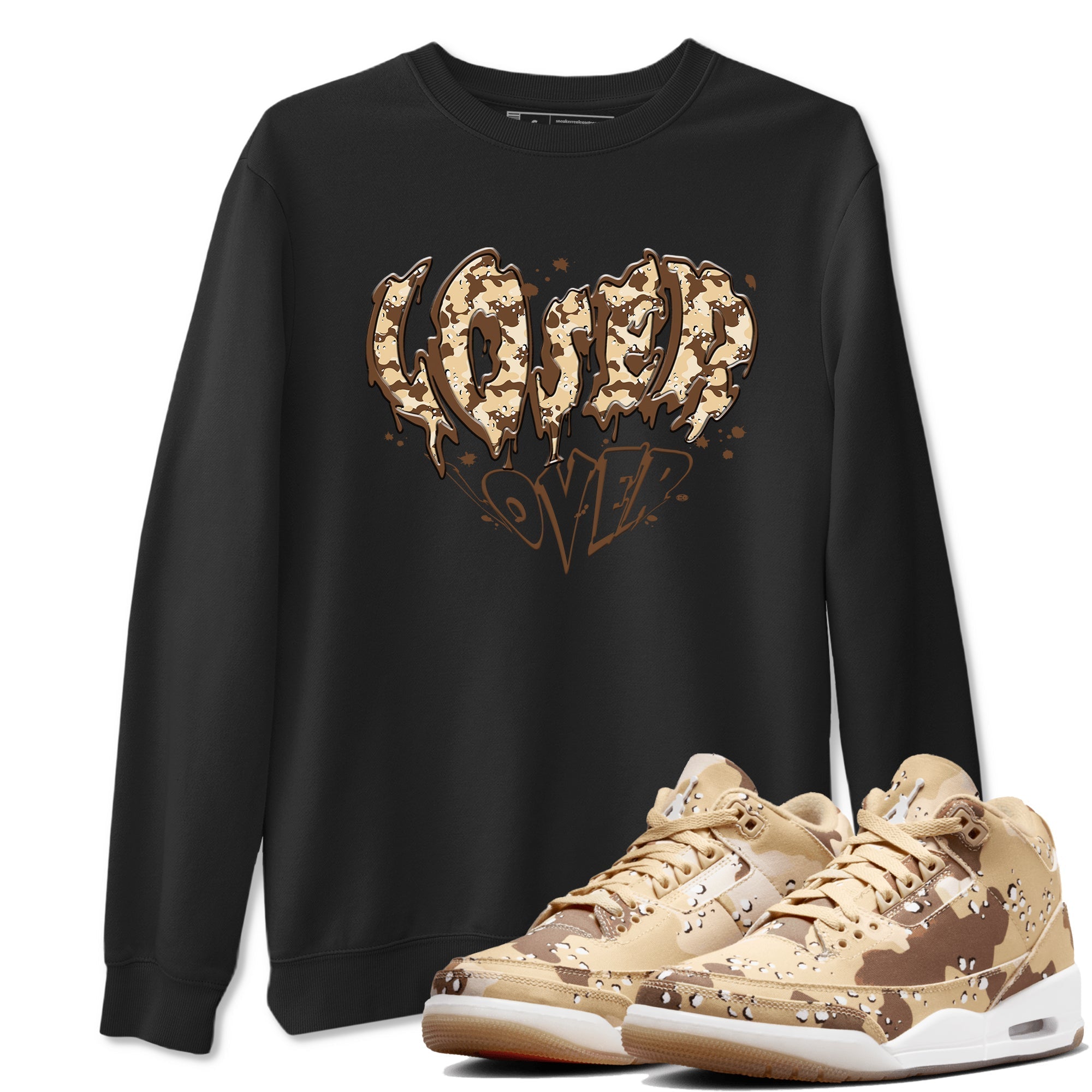 Melting Loser Lover snkmatch Tees - Air Jordan 3 Desert Camo