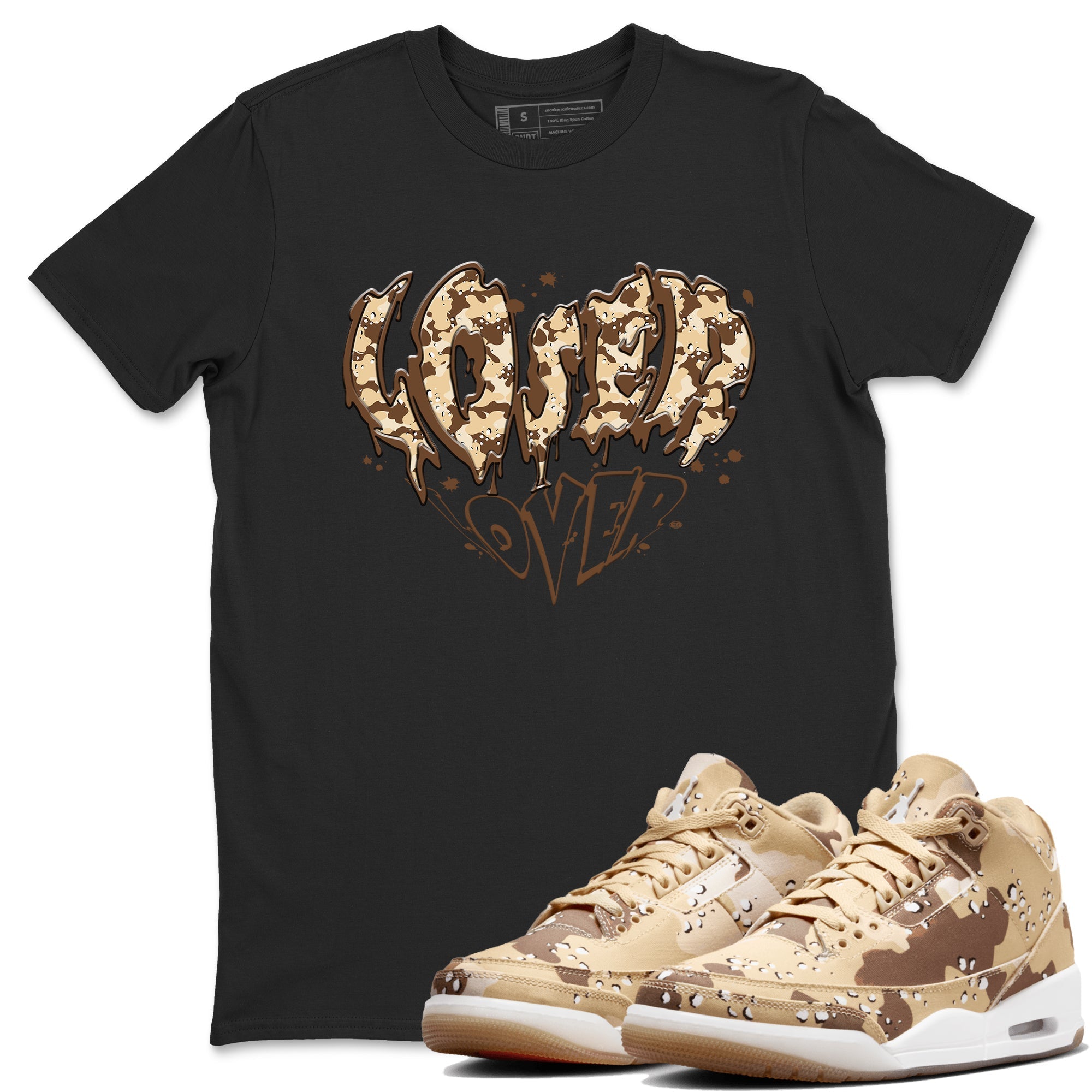 Melting Loser Lover snkmatch Tees - Air Jordan 3 Desert Camo