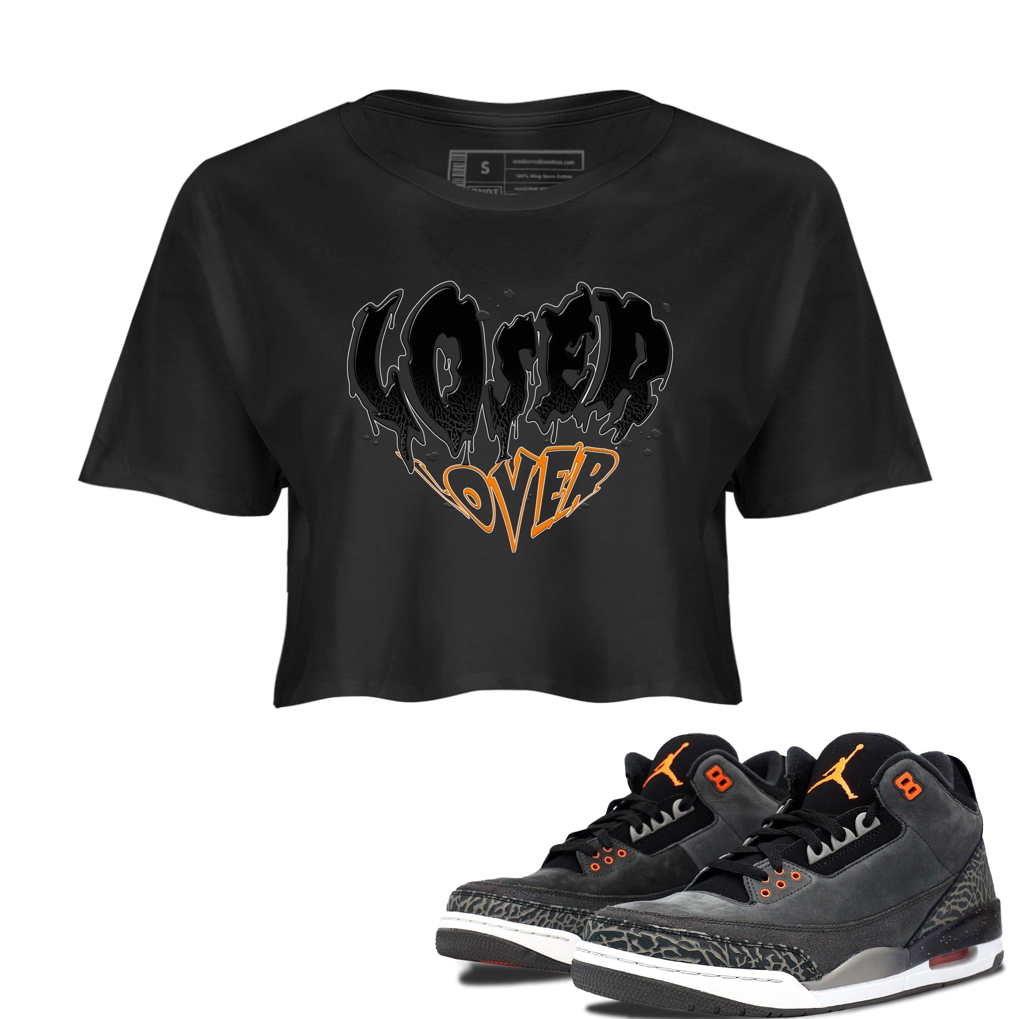 Melting Loser Lover snkmatch Women's Top - Air Jordan 3 Fear