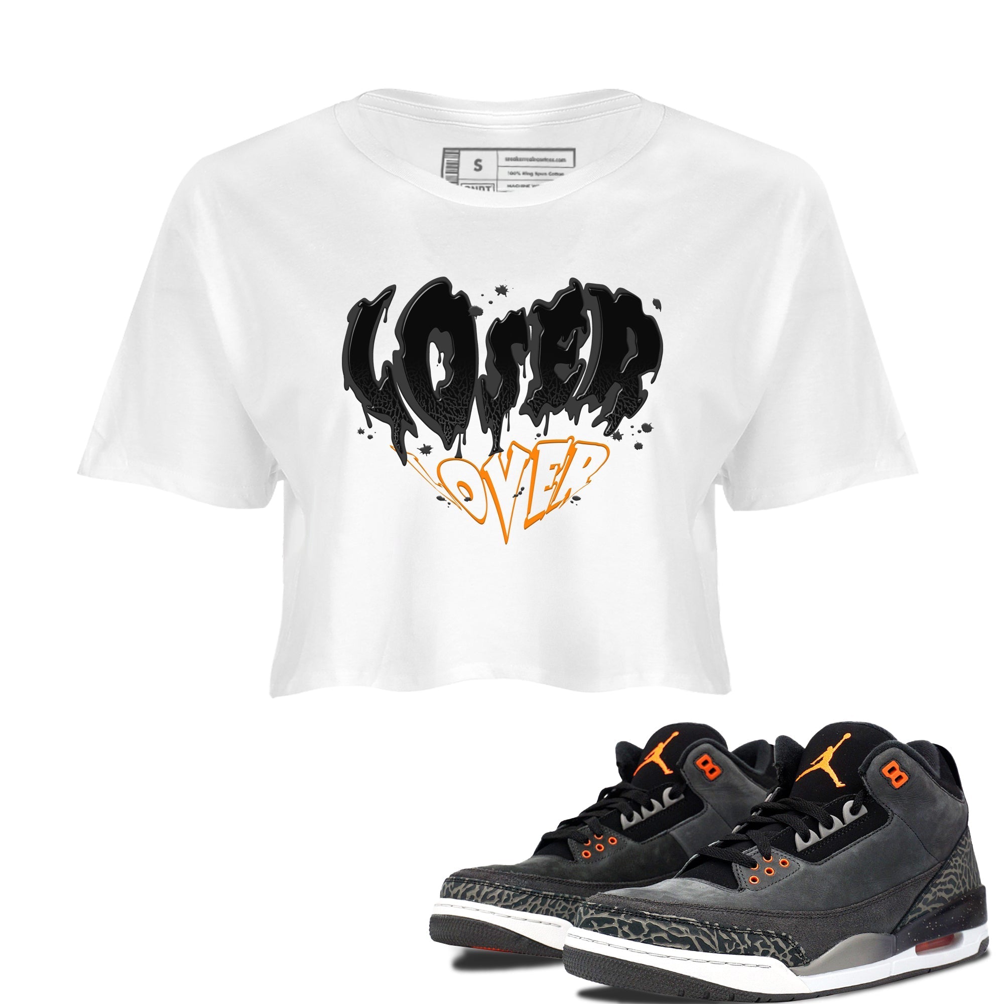 Melting Loser Lover snkmatch Women's Top - Air Jordan 3 Fear