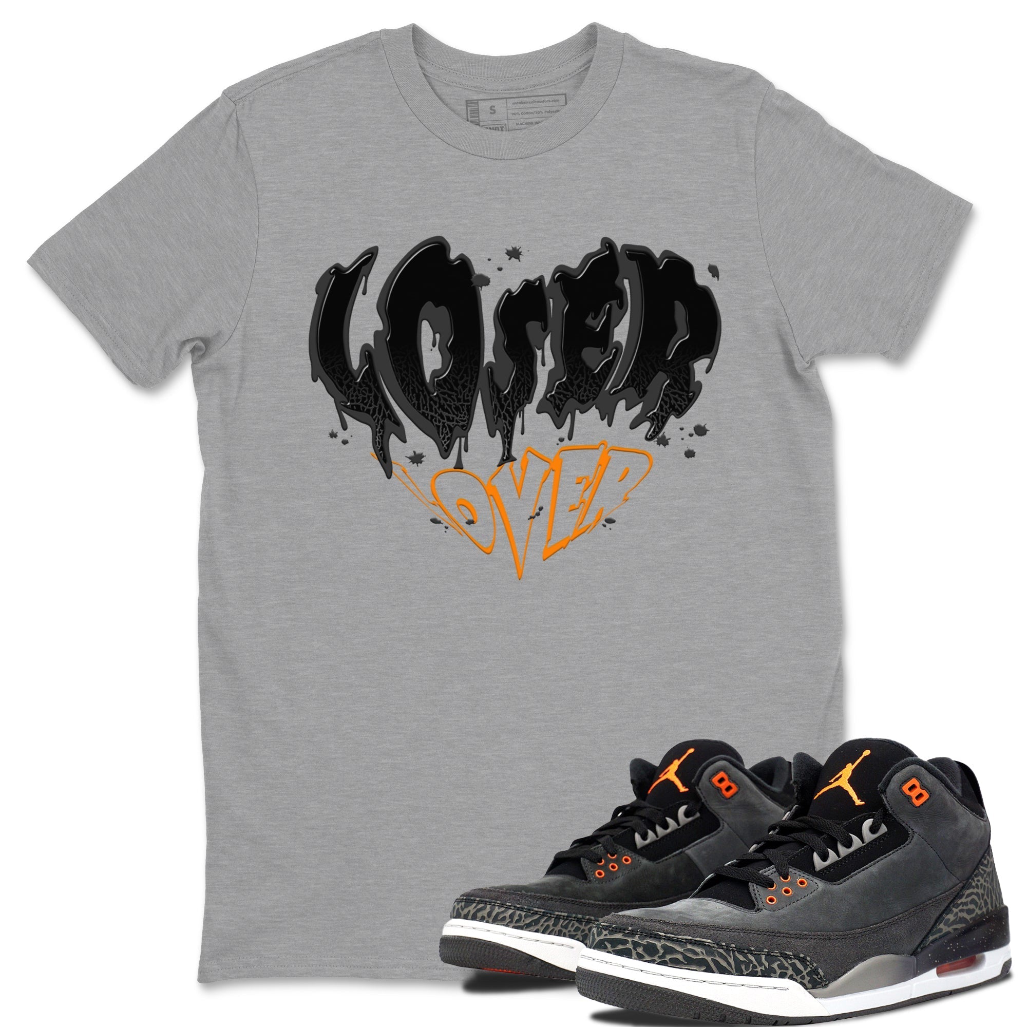 Melting Loser Lover snkmatch Tees - Air Jordan 3 Fear