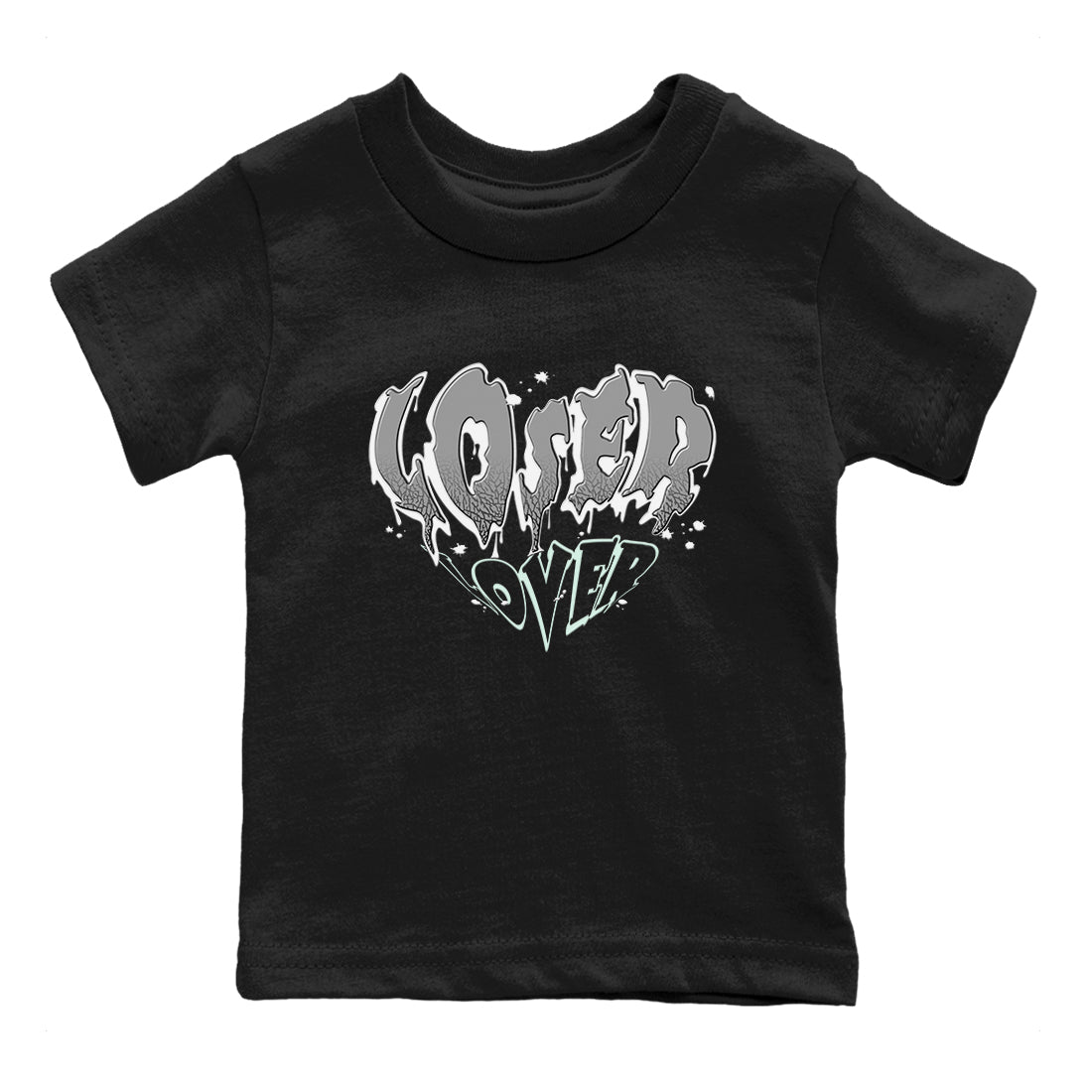 Melting Loser Lover snkmatch Tees Kids - Air Jordan 3 Green Glow