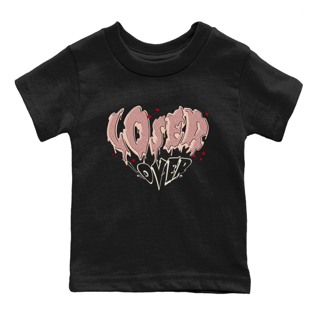 Melting Loser Lover snkmatch Tees Kids - Air Jordan 3 Valentines Day
