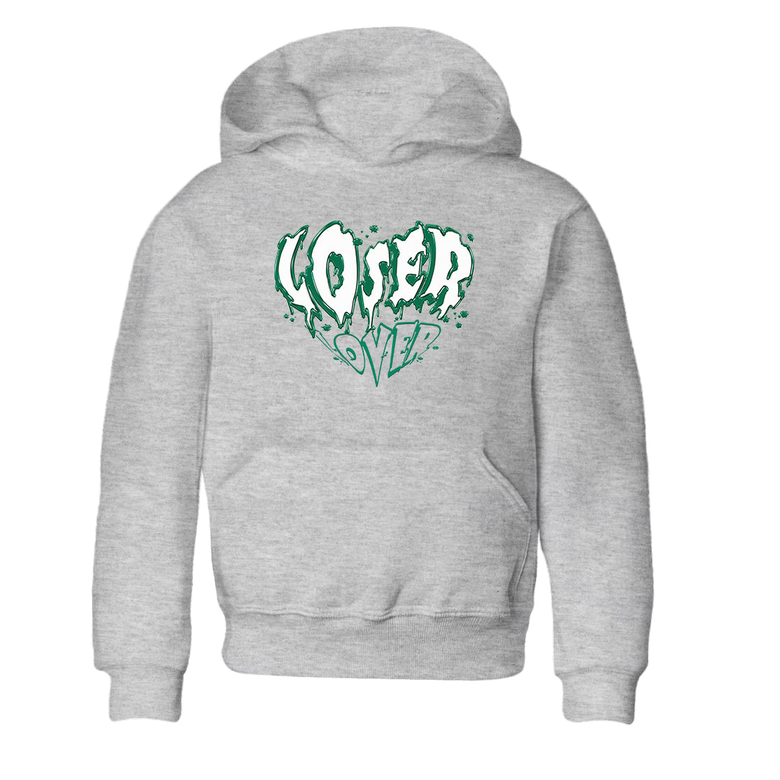 Melting Loser Lover snkmatch Tees Kids - Air Jordan 4 Oxidized Green