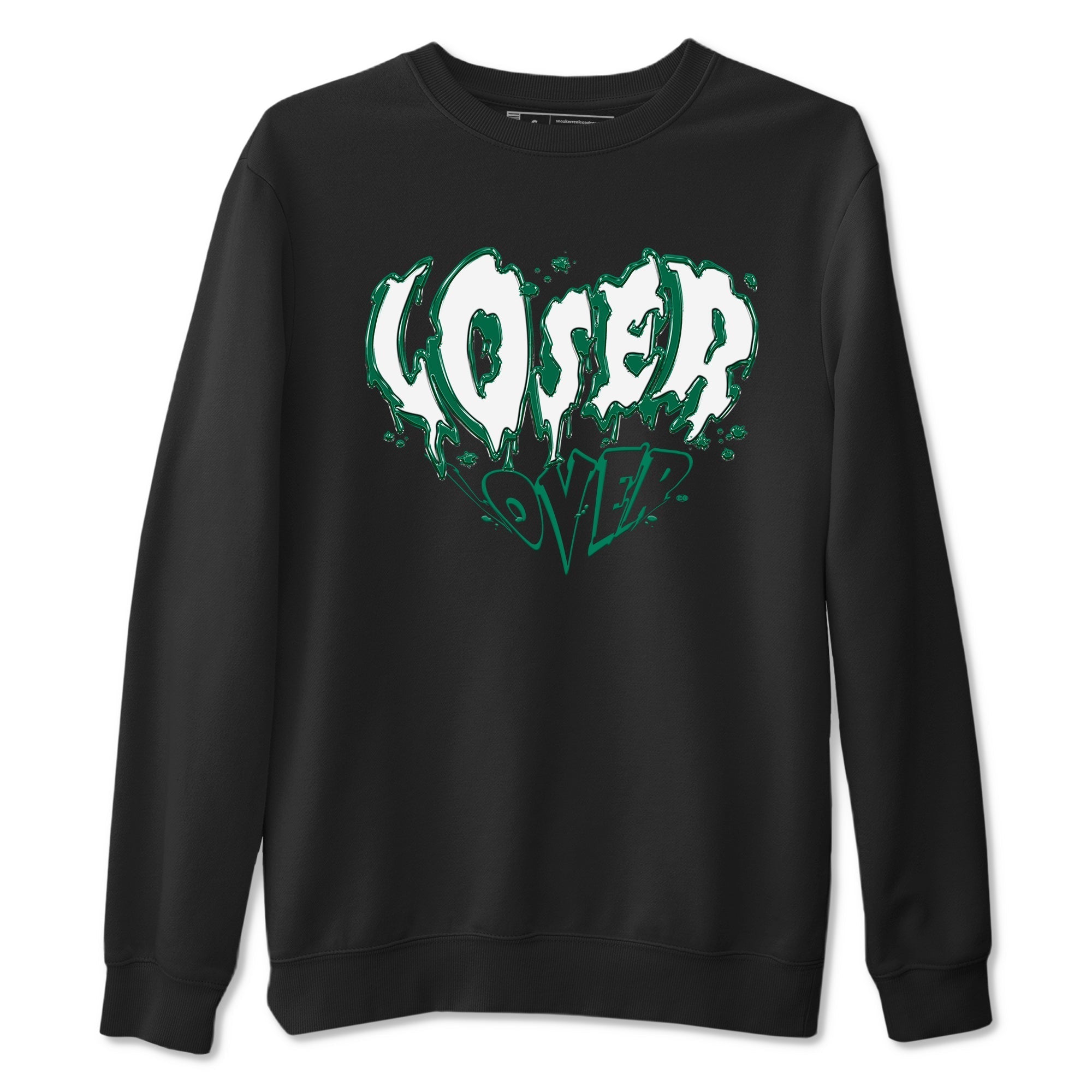 Melting Loser Lover snkmatch Tees - Air Jordan 4 Oxidized Green