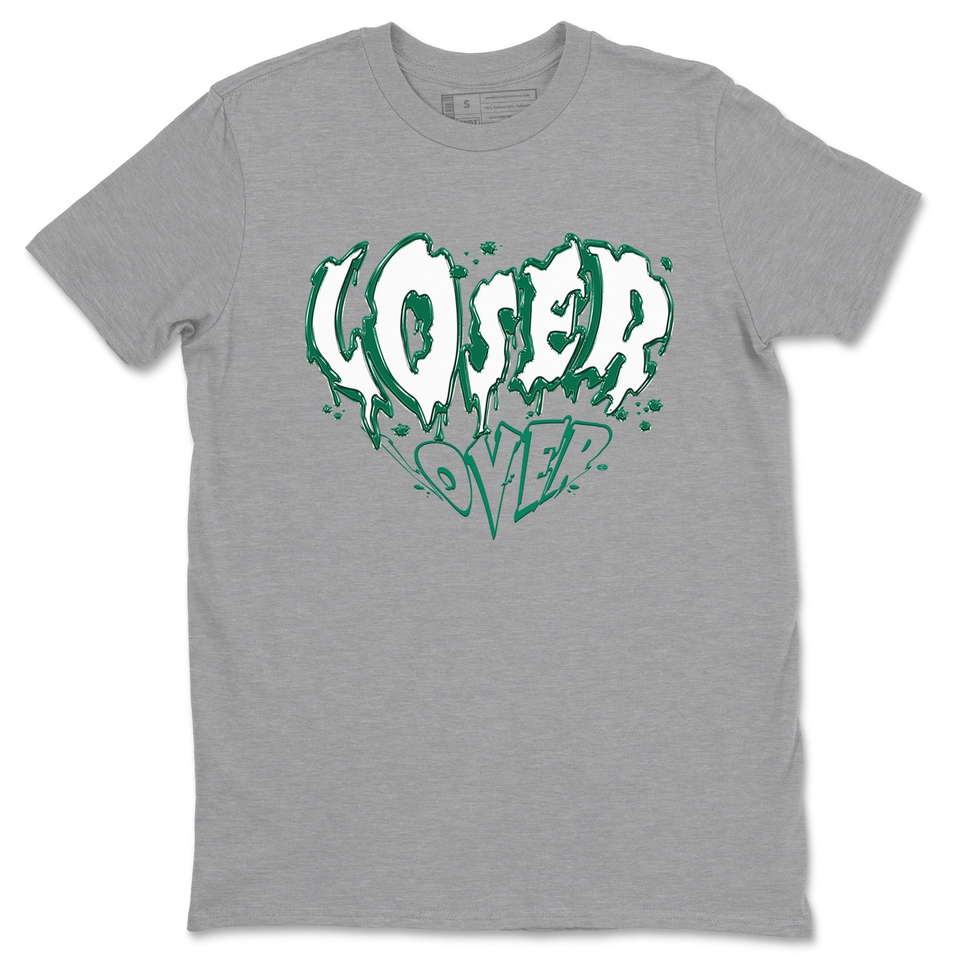Melting Loser Lover snkmatch Tees - Air Jordan 4 Oxidized Green